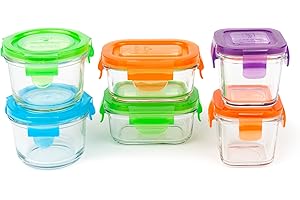Glass Baby Food Storage Containers Starter Set: Your Go-To Weaning Companion