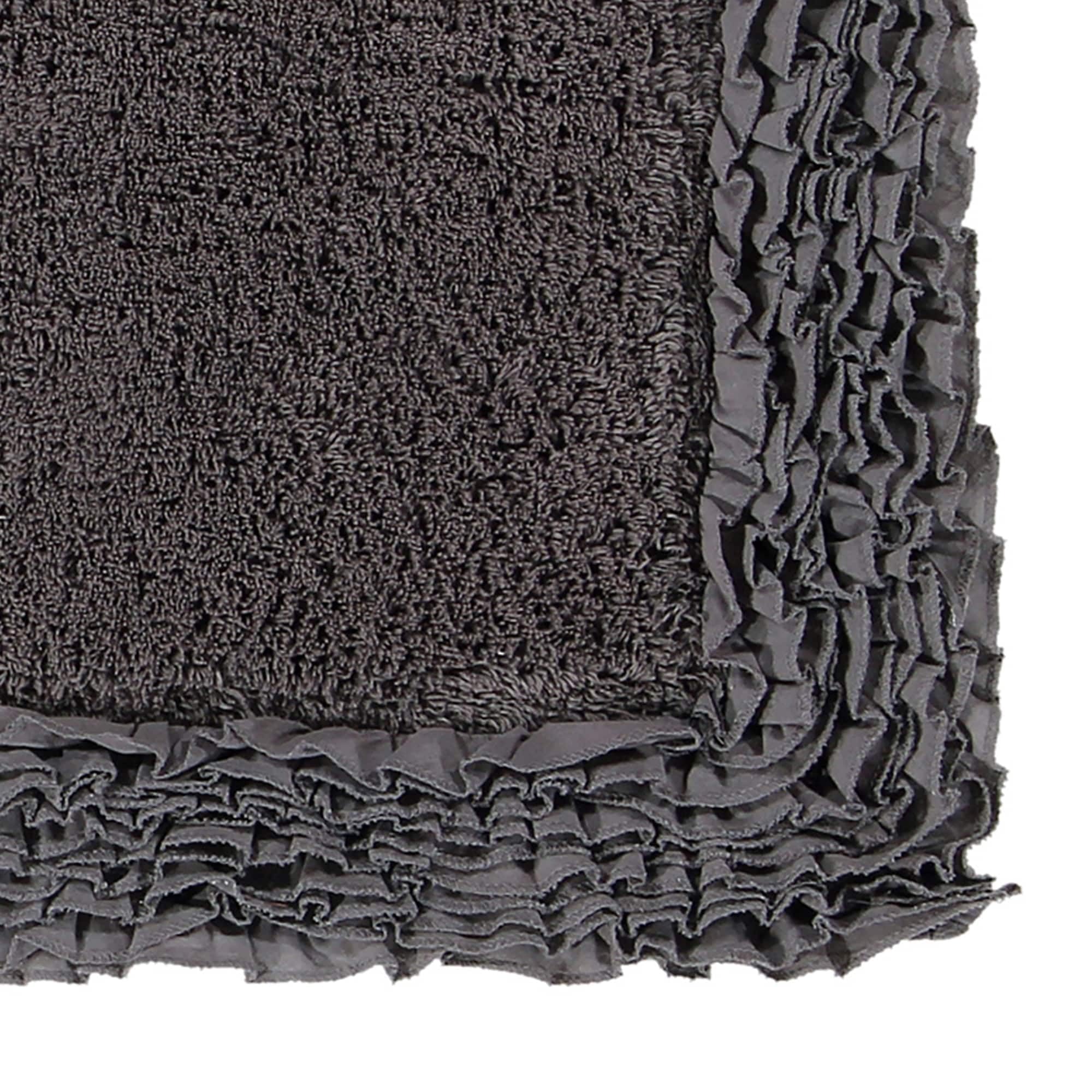 Better Trends 100% Cotton Bath Rug in Shaggy Border Collection, Ultra Soft, Plush, Absorbent - Image 4
