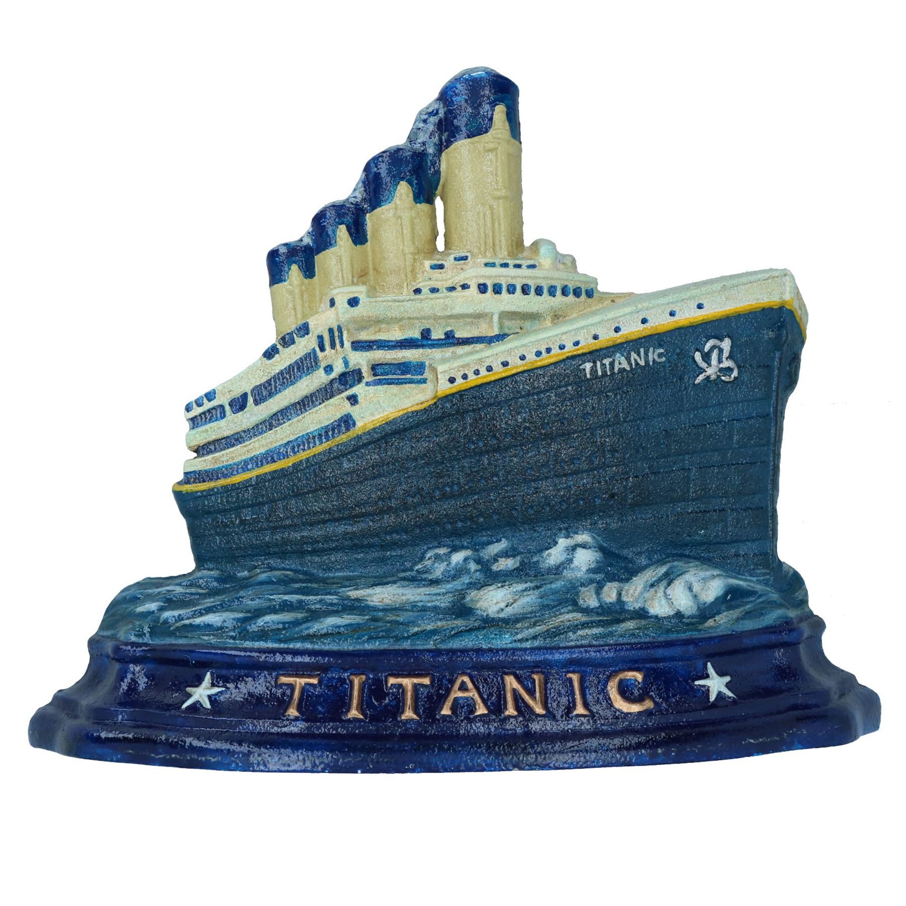Amazon.com: AB Tools Titanic Door Stop Cast Iron Wedge Doorstop