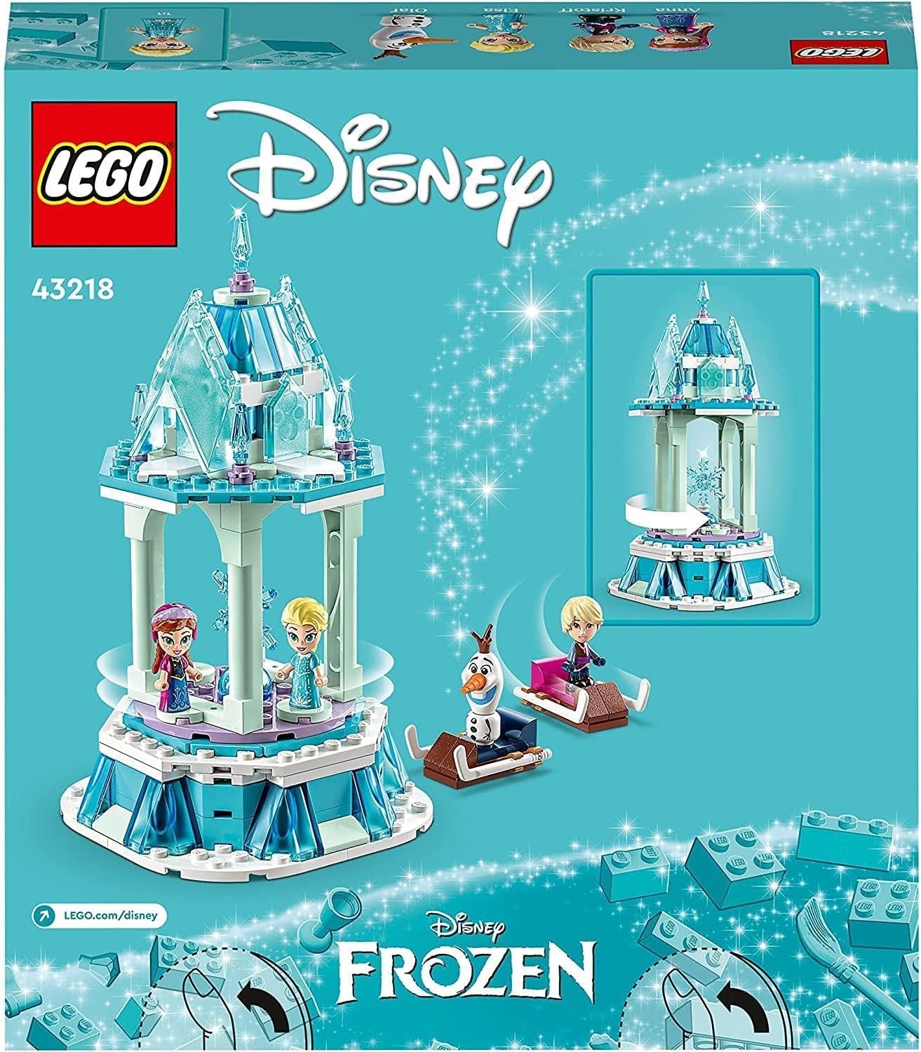 Amazon.com: LEGO Disney Princess Anna's and Elsa's Magic Carousel