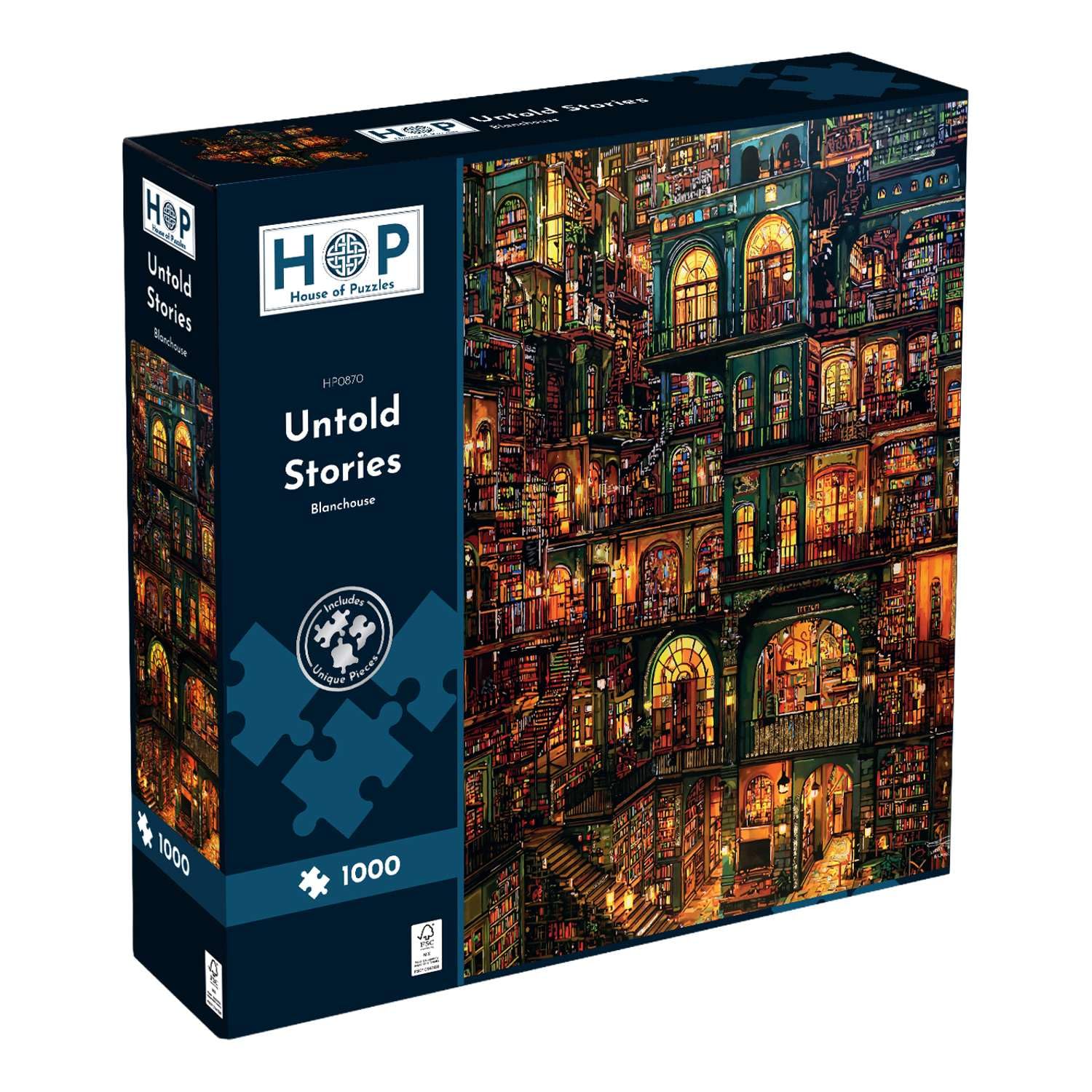 The House of Puzzles Untold Stories 1000 Piece Puzzle | Puzzles for Adults โ image 1