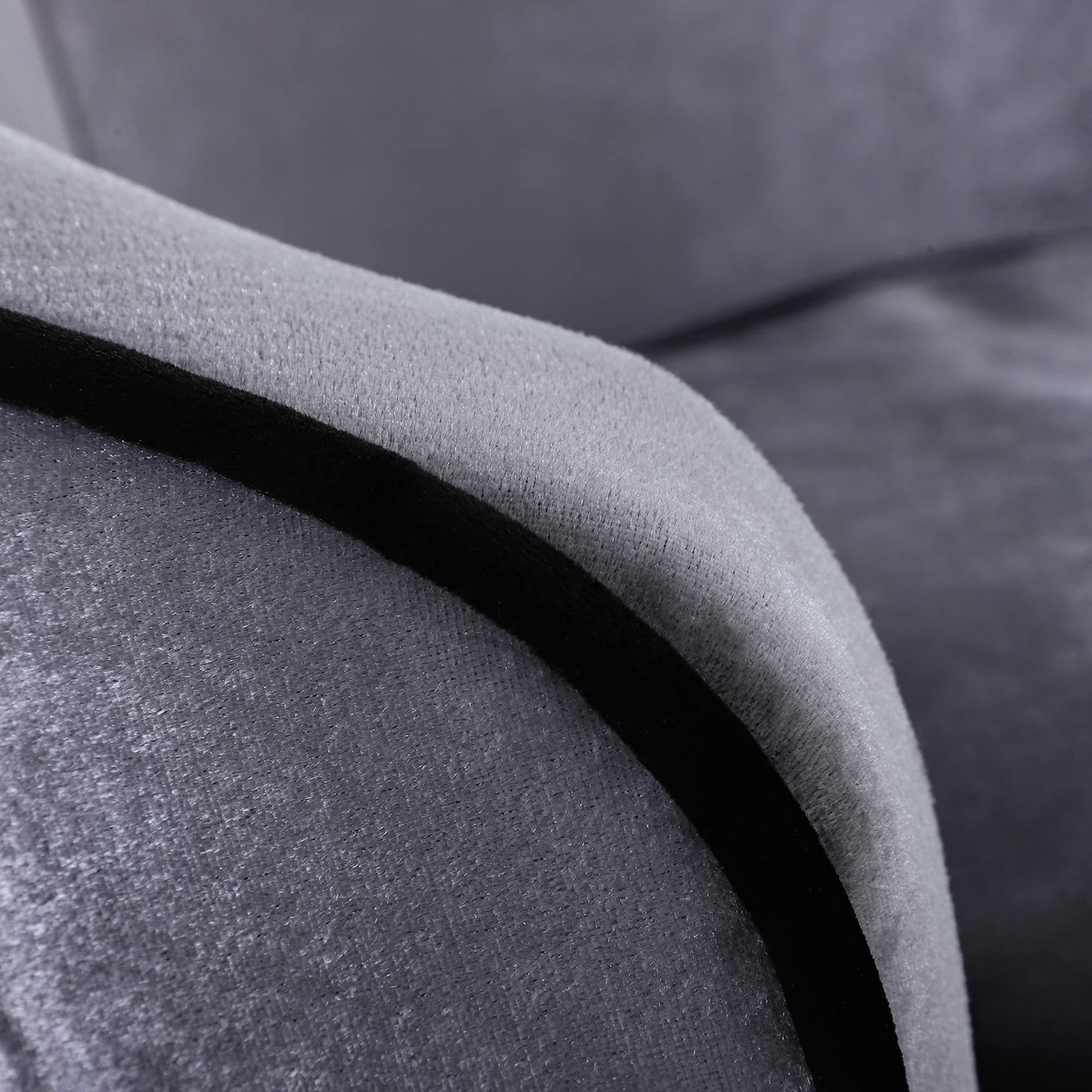 PawHut D04-016, divanetto di lusso per cani e gatti, con cuscino, per riposare, colore grigio.