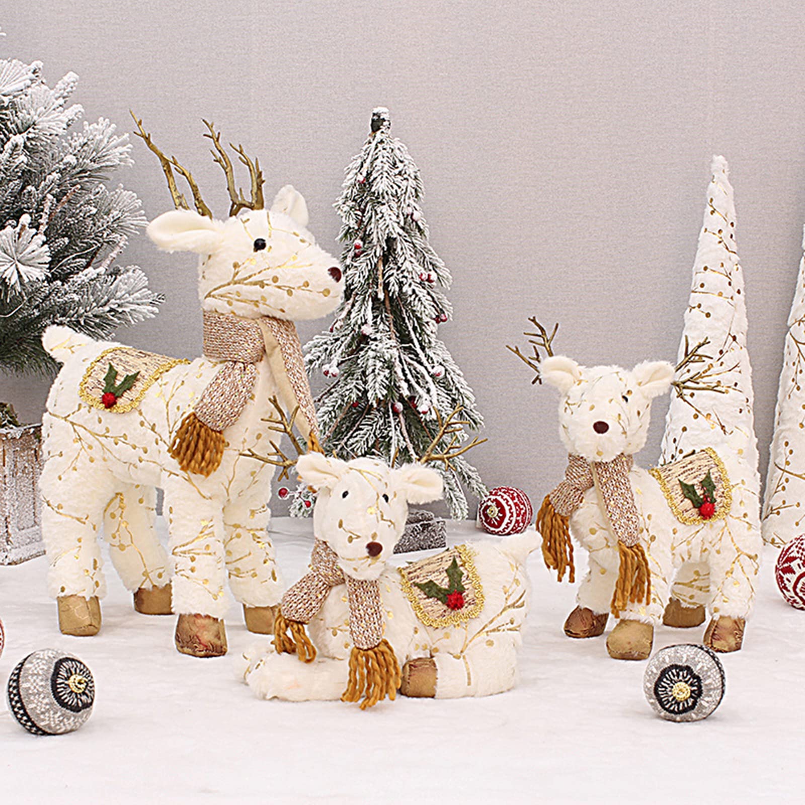 Weihnachten Stehend Figuren Puppe Ausziehbare Beine Weihnachten Ornament Für
