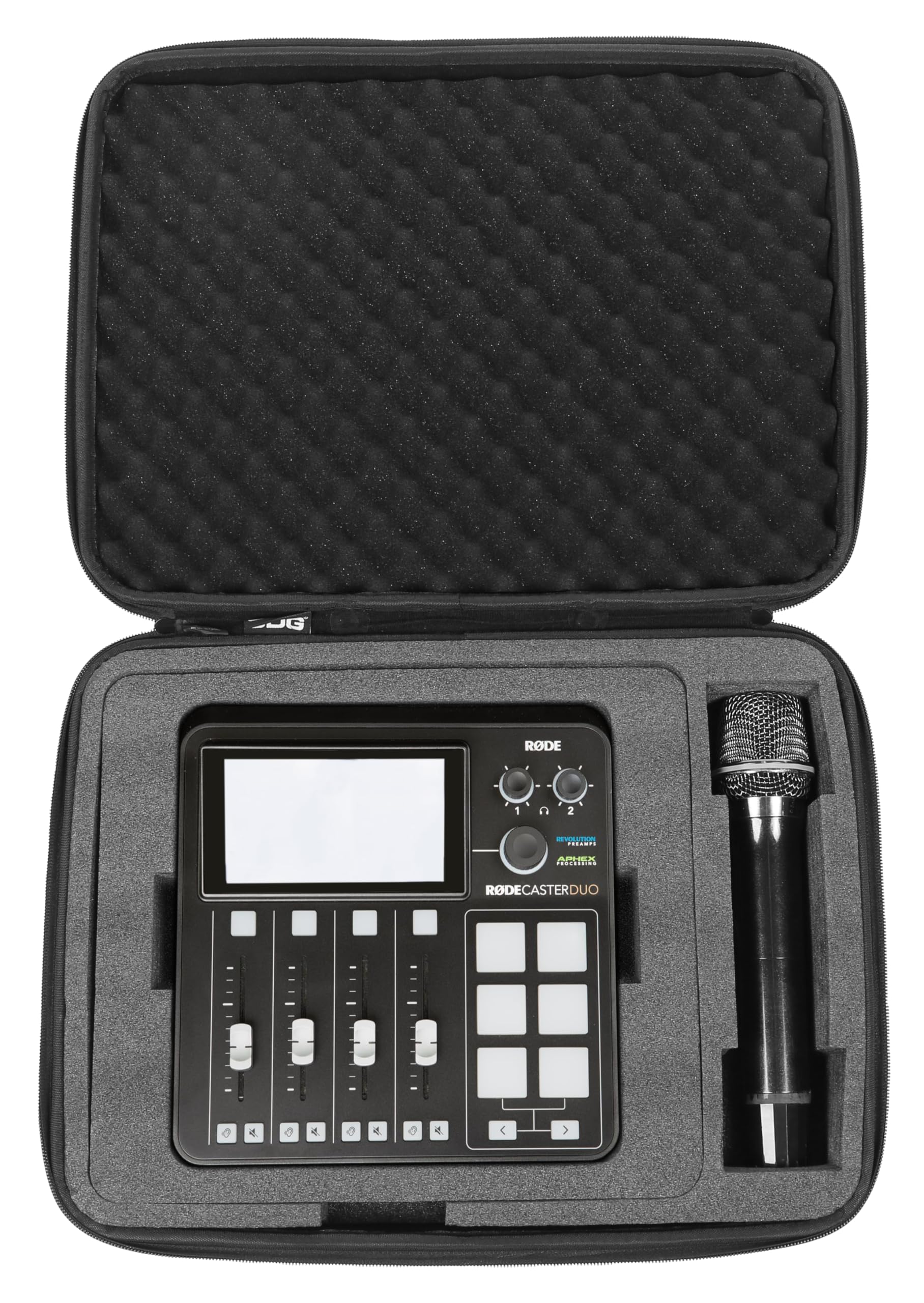 UDG Creator RodeCaster Pro II & Duo - Custodia rigida, Nero, Custodia rigida per controller DJ