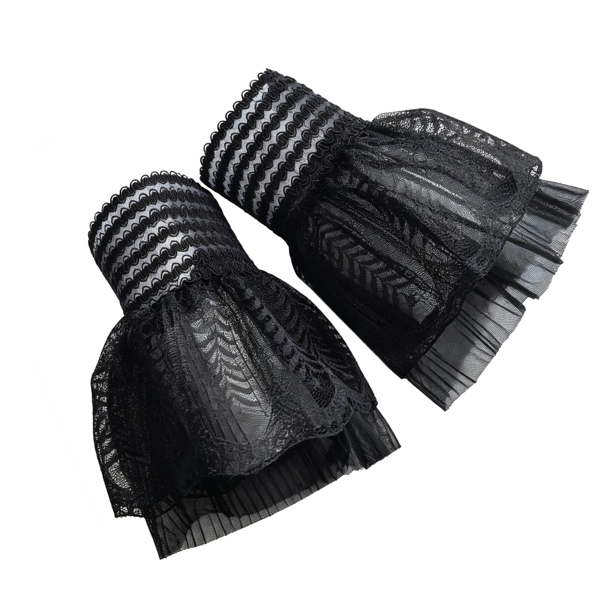 Women’s Detachable Wrist Cuffs Lace Fake Sleeves, False Hand Sleeves Decorative Cuffs for Sweater Blouse Coat Jacket