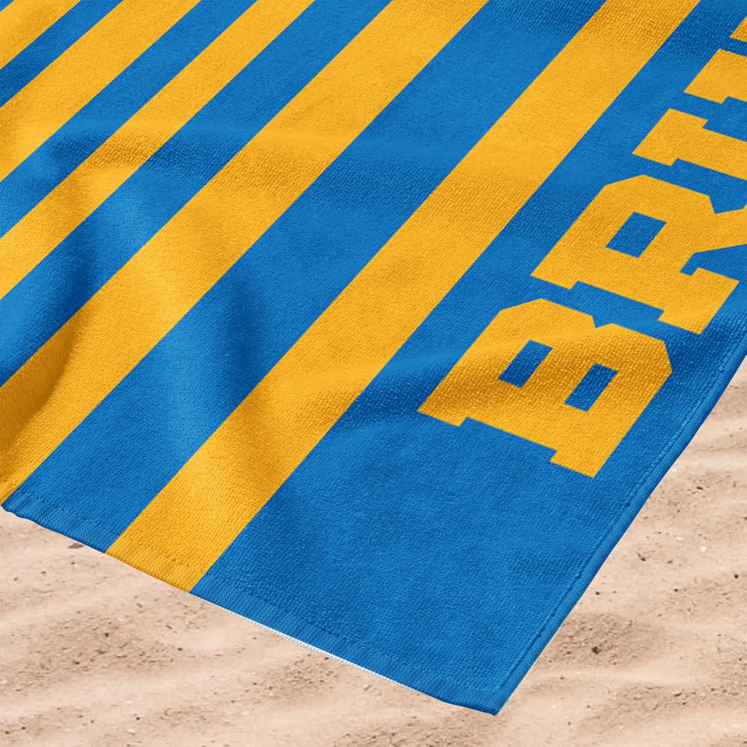 Northwest UCLA Bruins NCAA Striped Jacquard Beach Towel 36 x 72 Inches - Image 5
