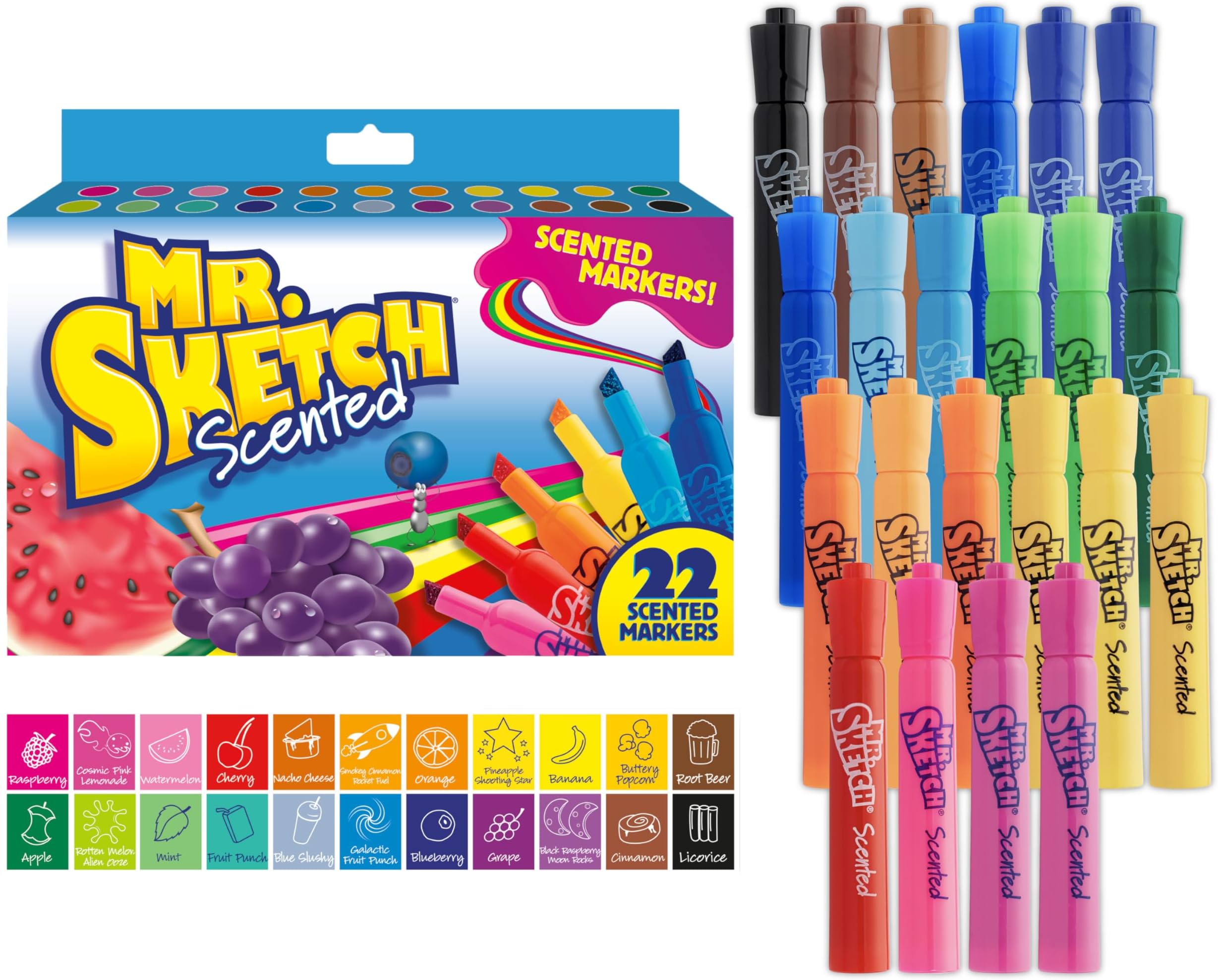 MR.SKETCH Marker 22P Chisel