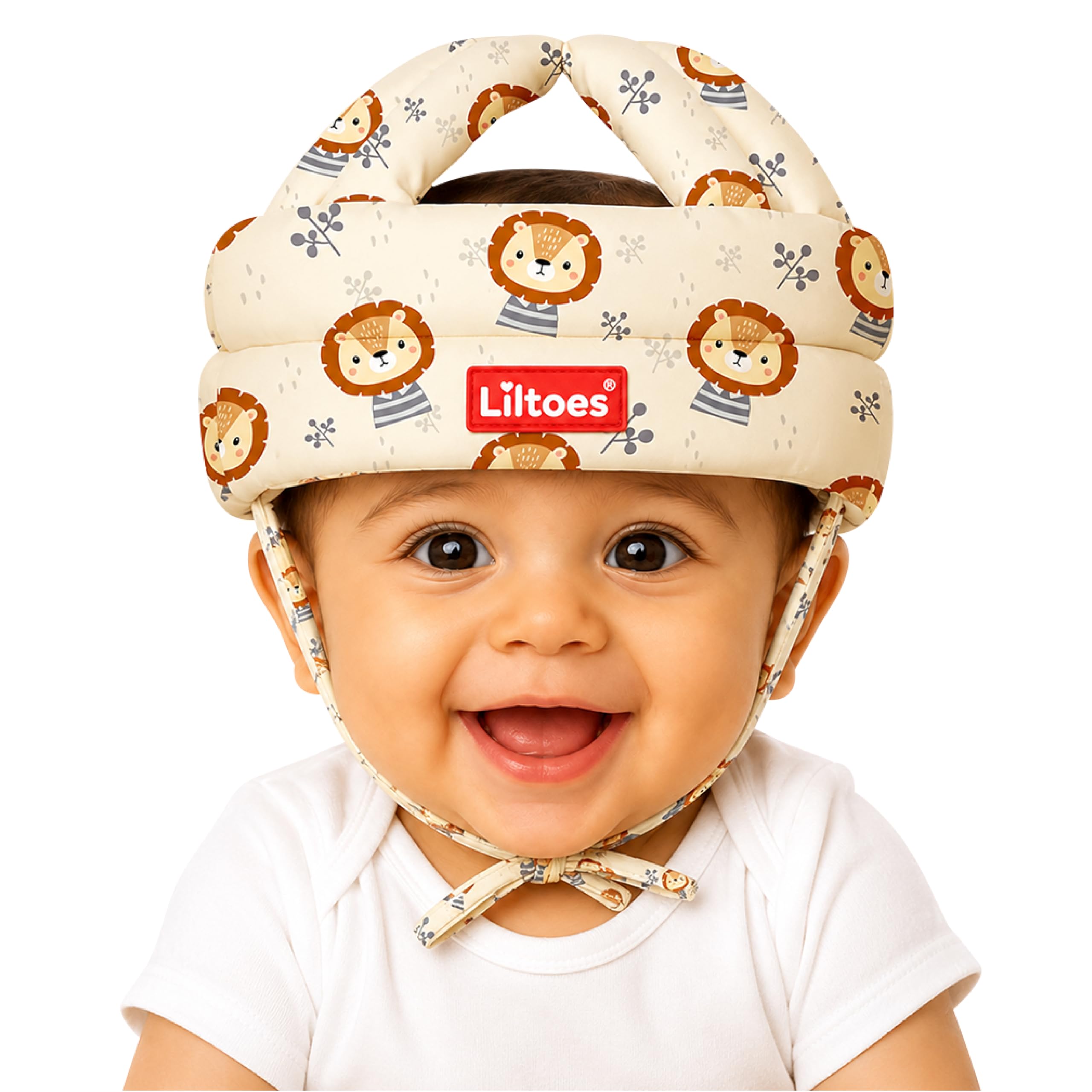 LILTOES Baby Head Protector for Safety of Kids 6M to 3 Years- Baby Safety Helmet with Proper Air Ventilation & Corner Guard Protection (Chuby Cub)