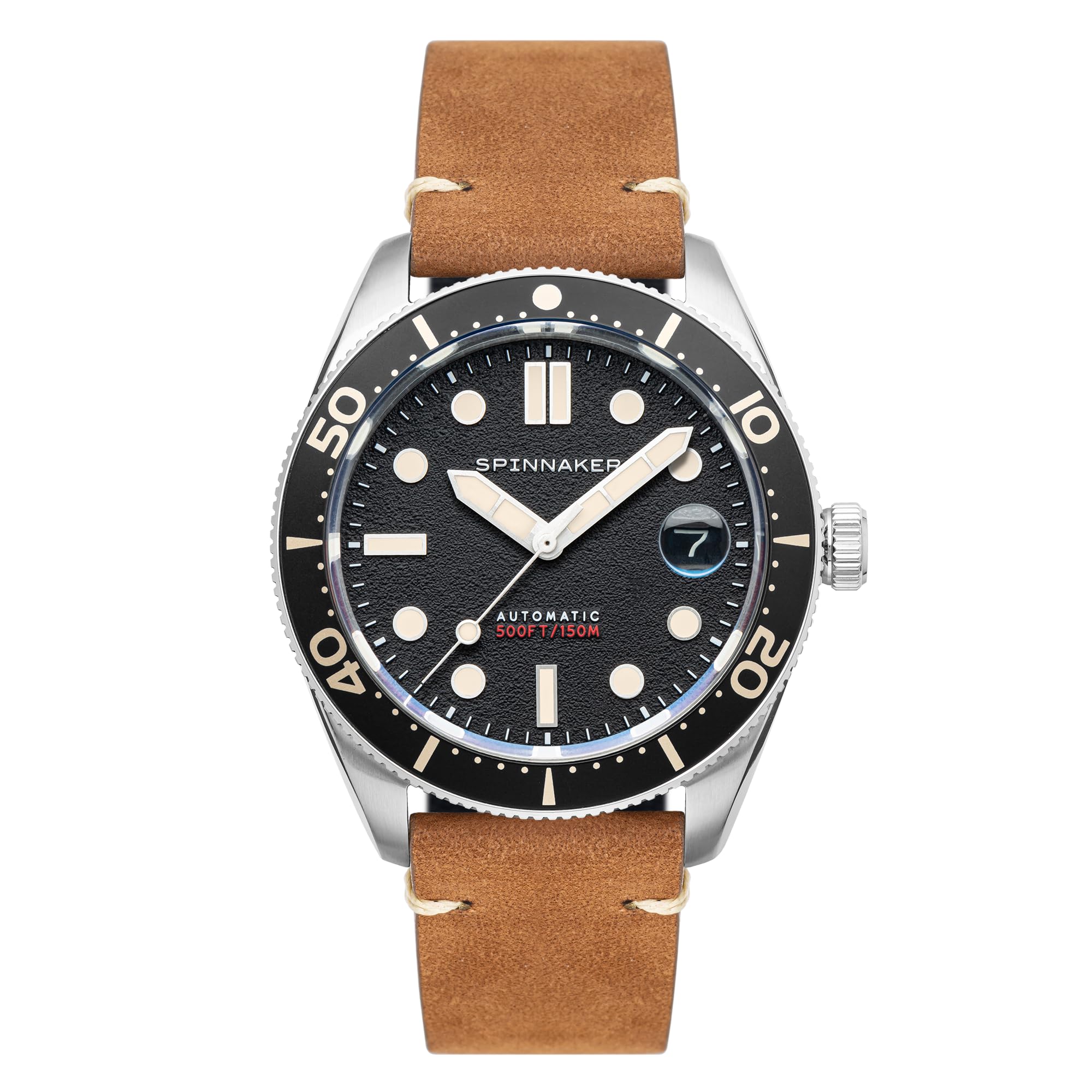 Spinnaker Men's 40mm Croft Mid-Size Automatic Anchor Black Watch with