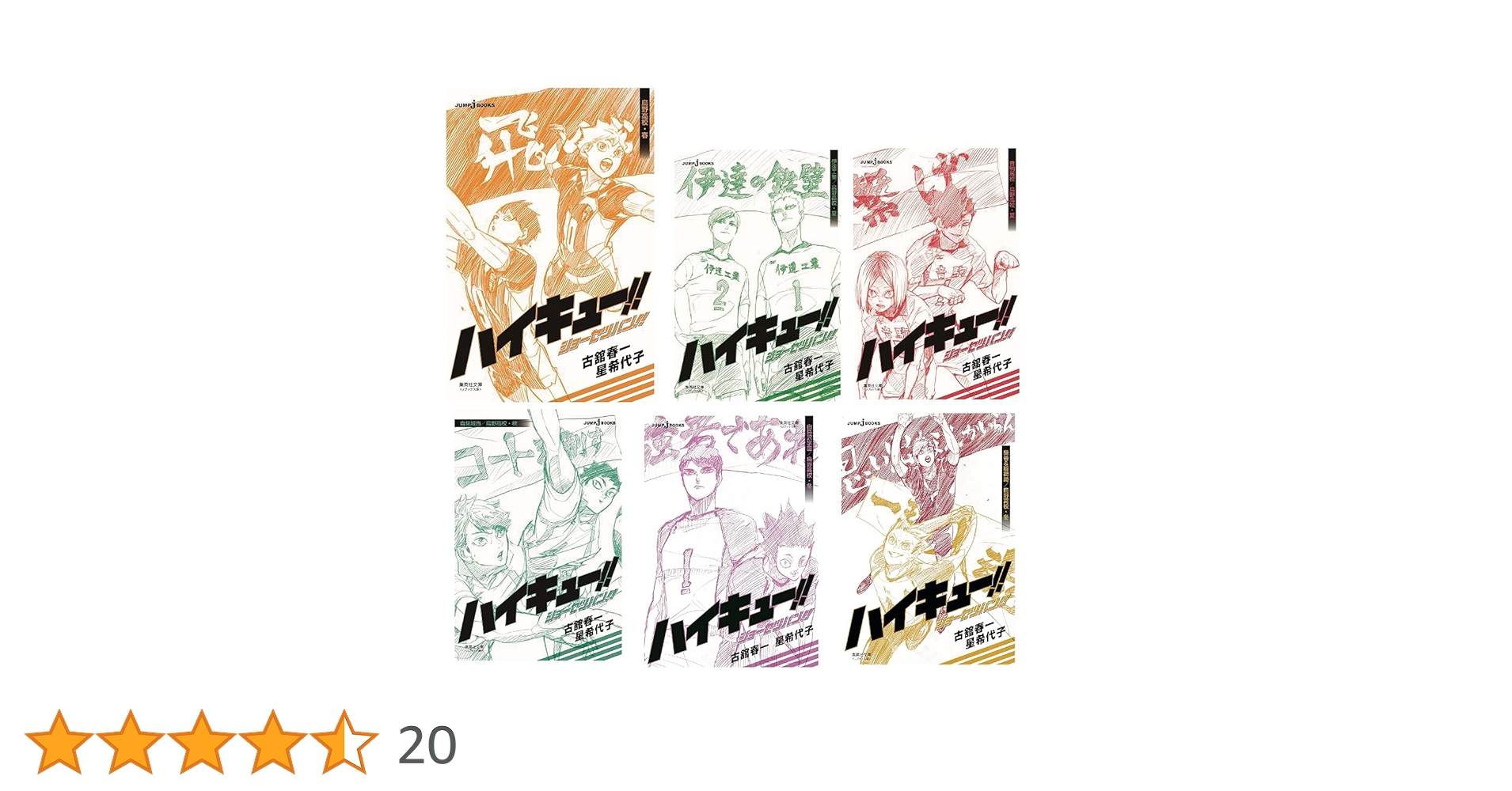 【豪華】ハイキュー 全巻完結セット ショーセツバン ６巻セット 排球本 古舘春一 Amazon.co.jp: ハイキュー!! ショーセツバン!! 6 (JUMP j BOOKS