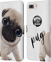 Vista 121 de Head Case Designs Funda de piel con licencia oficial de Animal Club International Bat Faces compatible con Apple iPhone 7 Plus/iPhone 8 Plus