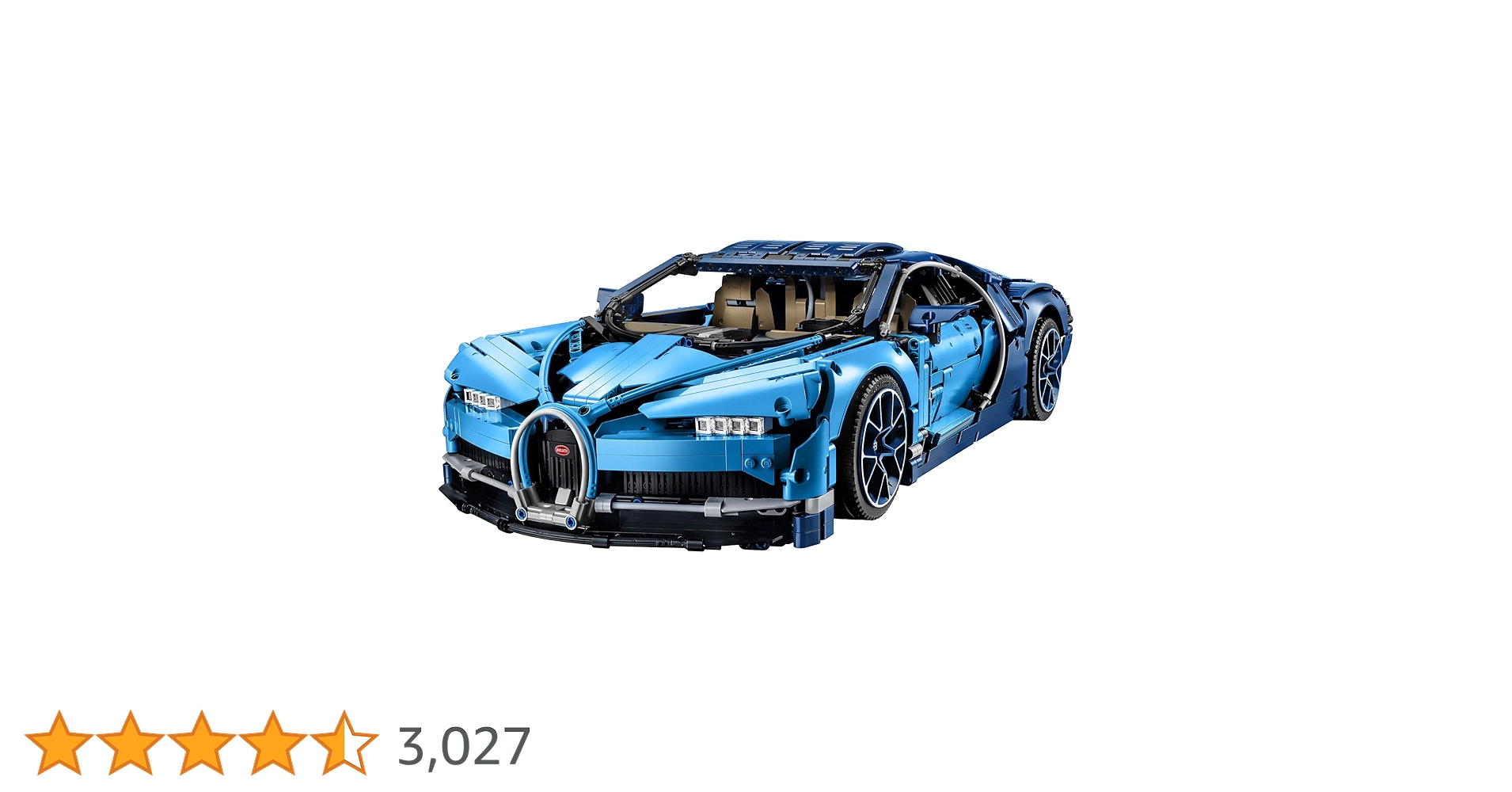 LEGO Technic Bugatti Chiron 42083 Collectible Sports Car Model