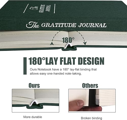 Miniatura 5 de Afirmaciones diarias de Gratitude Journa con formato guiado simple, planificador de vida sin fecha, guía de cinco minutos, para más felicidad,