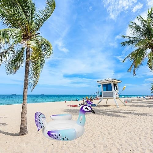 Miniatura 7 de Flotadores inflables de unicornio y flamenco para piscina, isla flotante, para adultos, piscina, playa, decoración de fiesta