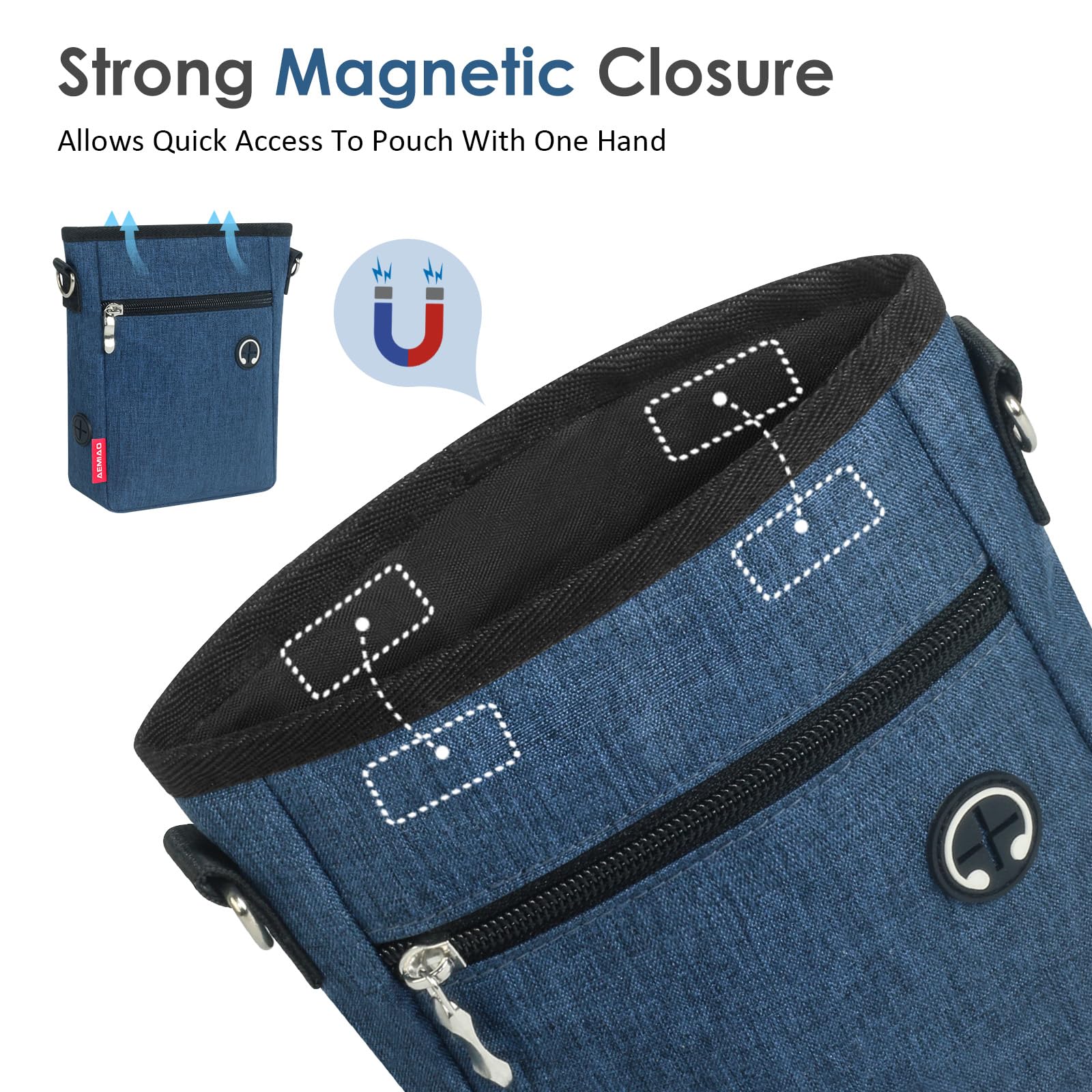 Oudain Lot De 2 Porte-badges Pour Chien De Service à Clipser Pour Afficher Votre Chien Avec