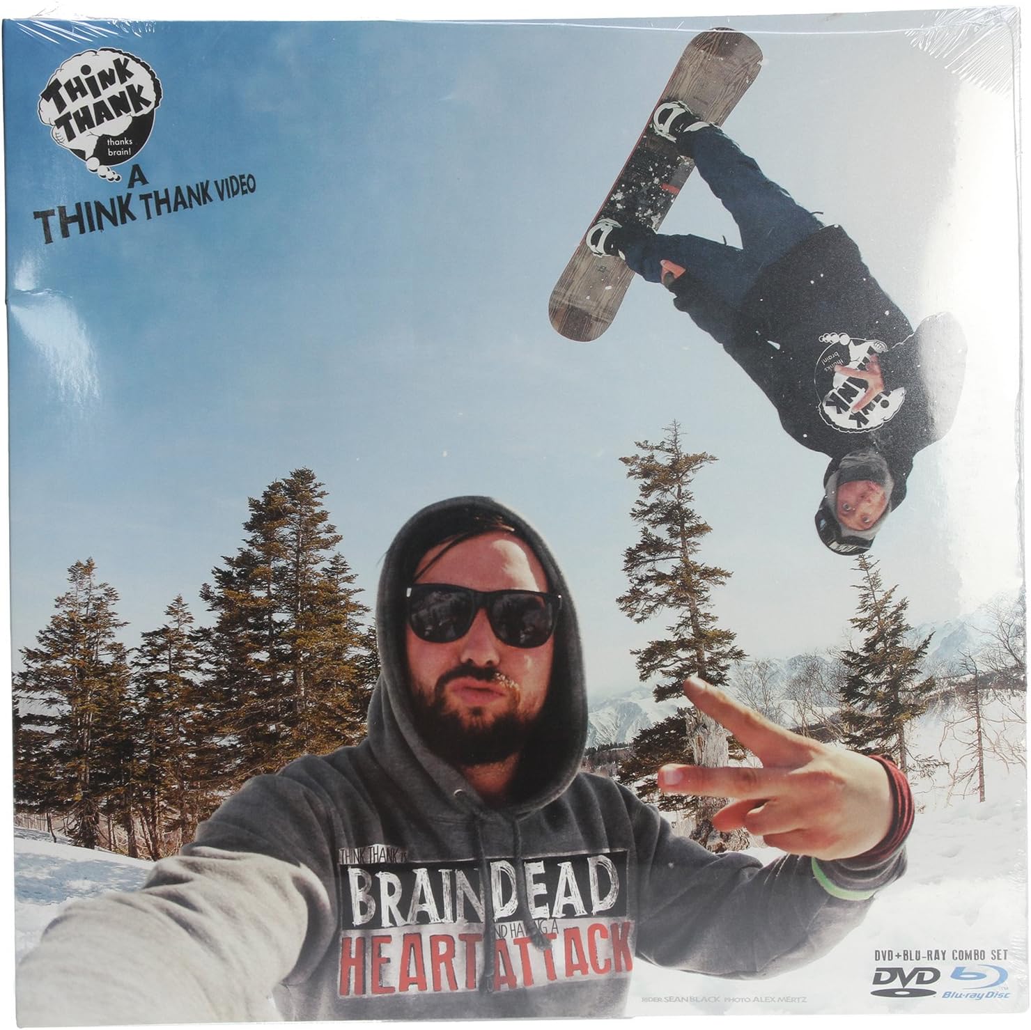 Think Thank Brain Dead Heart Attack Snowboard DVD/Bluray Combo
