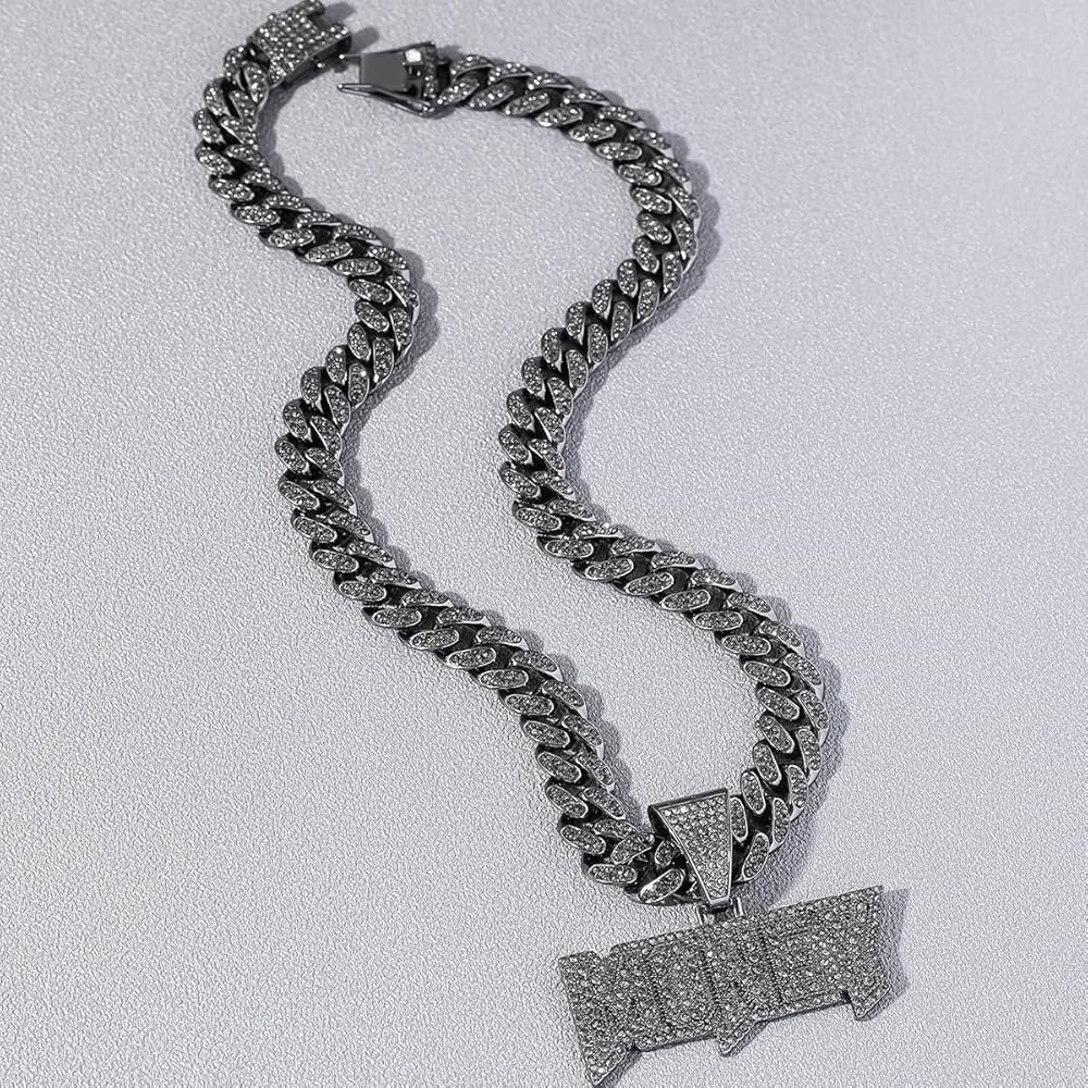 【CRAFTD London】Prong Link Iced Cuban 6mm(訳ありお値打ち品) Prong Link Iced Cuban (Silver) 8mm