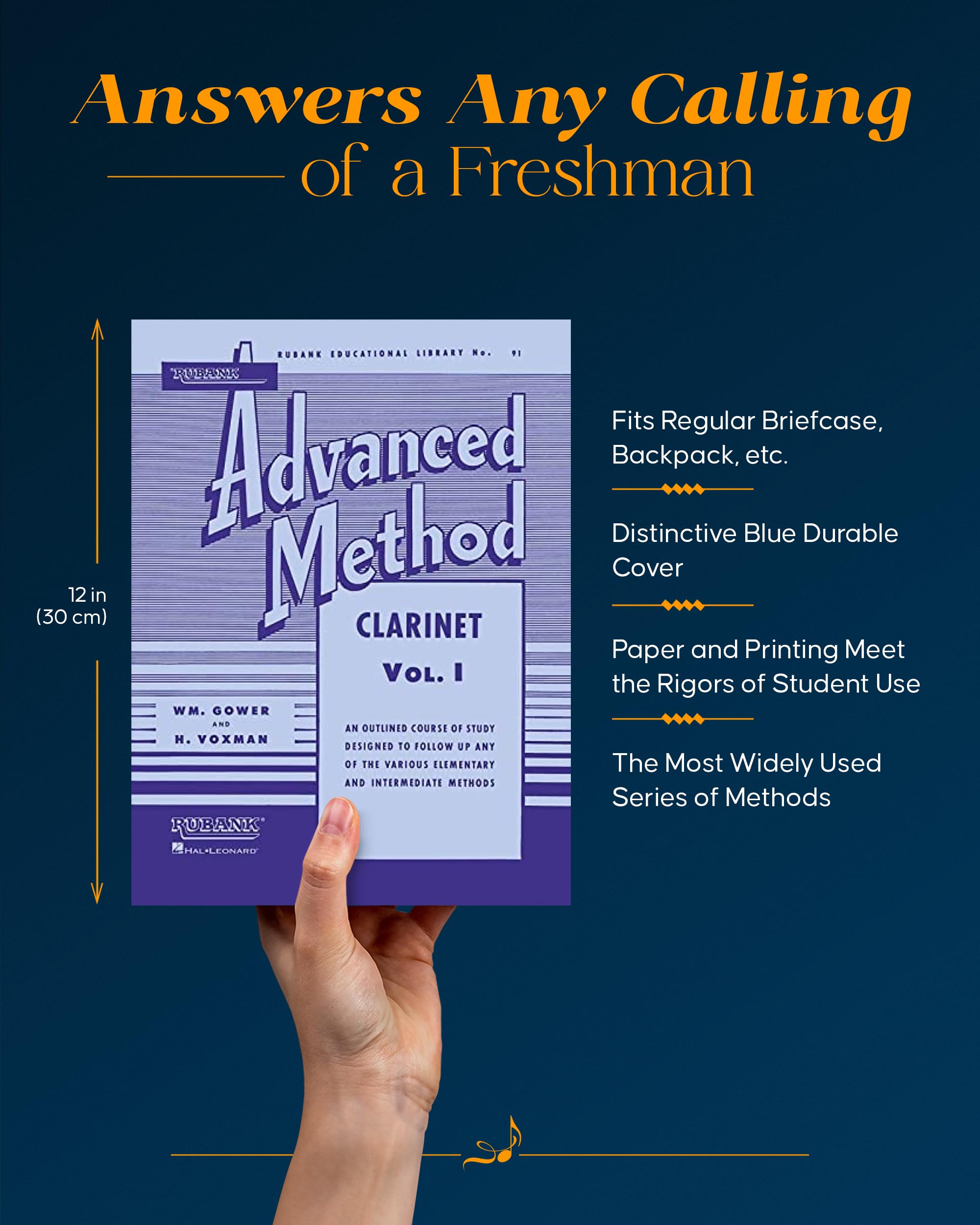 Rubank Advanced Method - Clarinet Vol. 1 - Clarinet Music Book for Teachers and Students - Easy to Read and Study Clarinet Sheet Music - Image 10