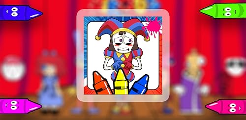 Digital Circus coloring game