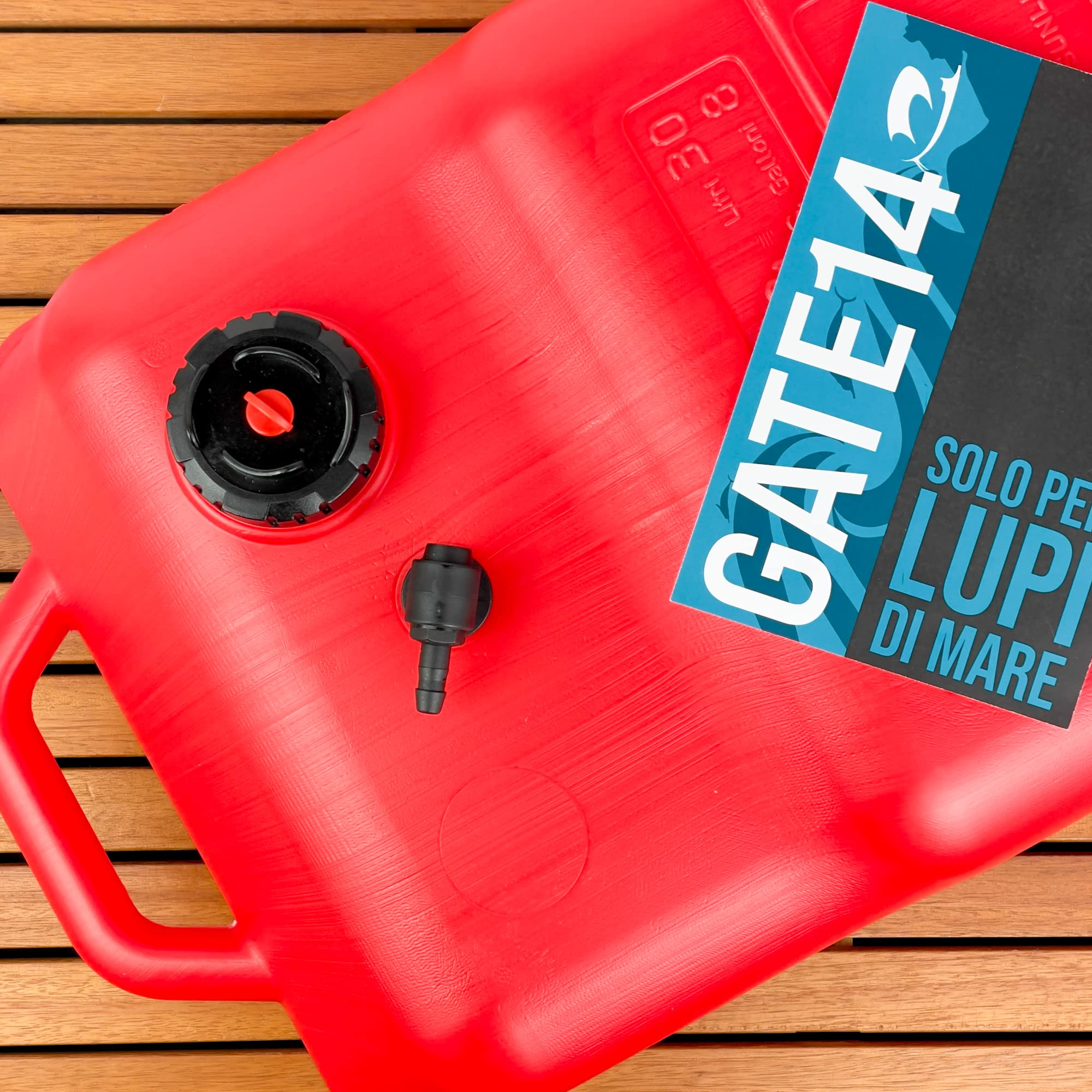 GATE14® Depósito de Combustible reglamentario Tanque portátil para Barcos 30 l