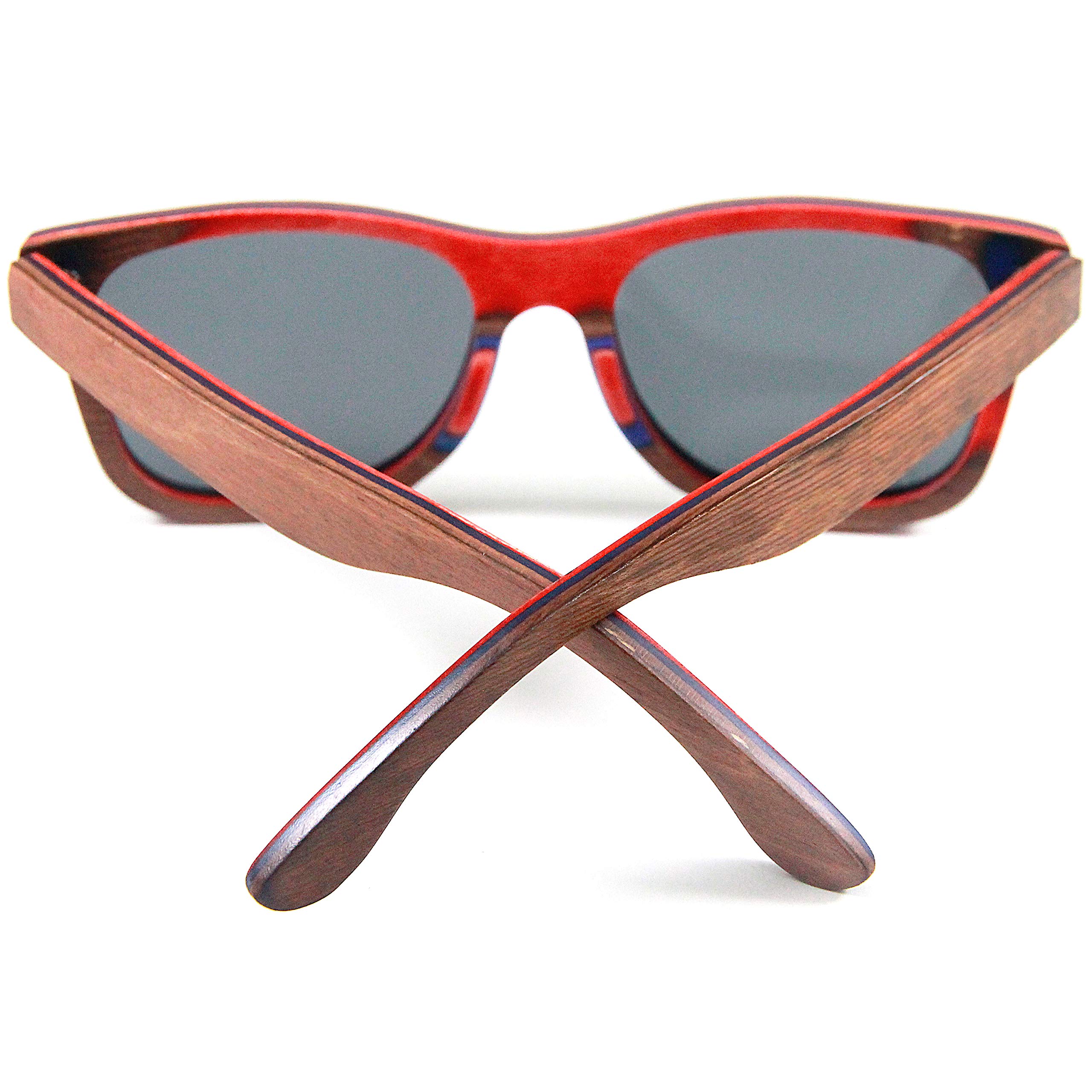 Sonnenbrille aus Holz für Männer und Frauen. Aus 100% Ahornholz