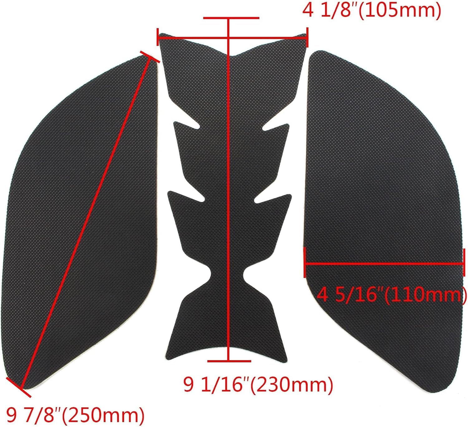 Protection de réservoir de moto. Protecteur de coussin de réservoir, moto Gaz réservoir de gaz PAD antidérapant autocollants autocollants accessoires traction genou poignée décalque latérale compati