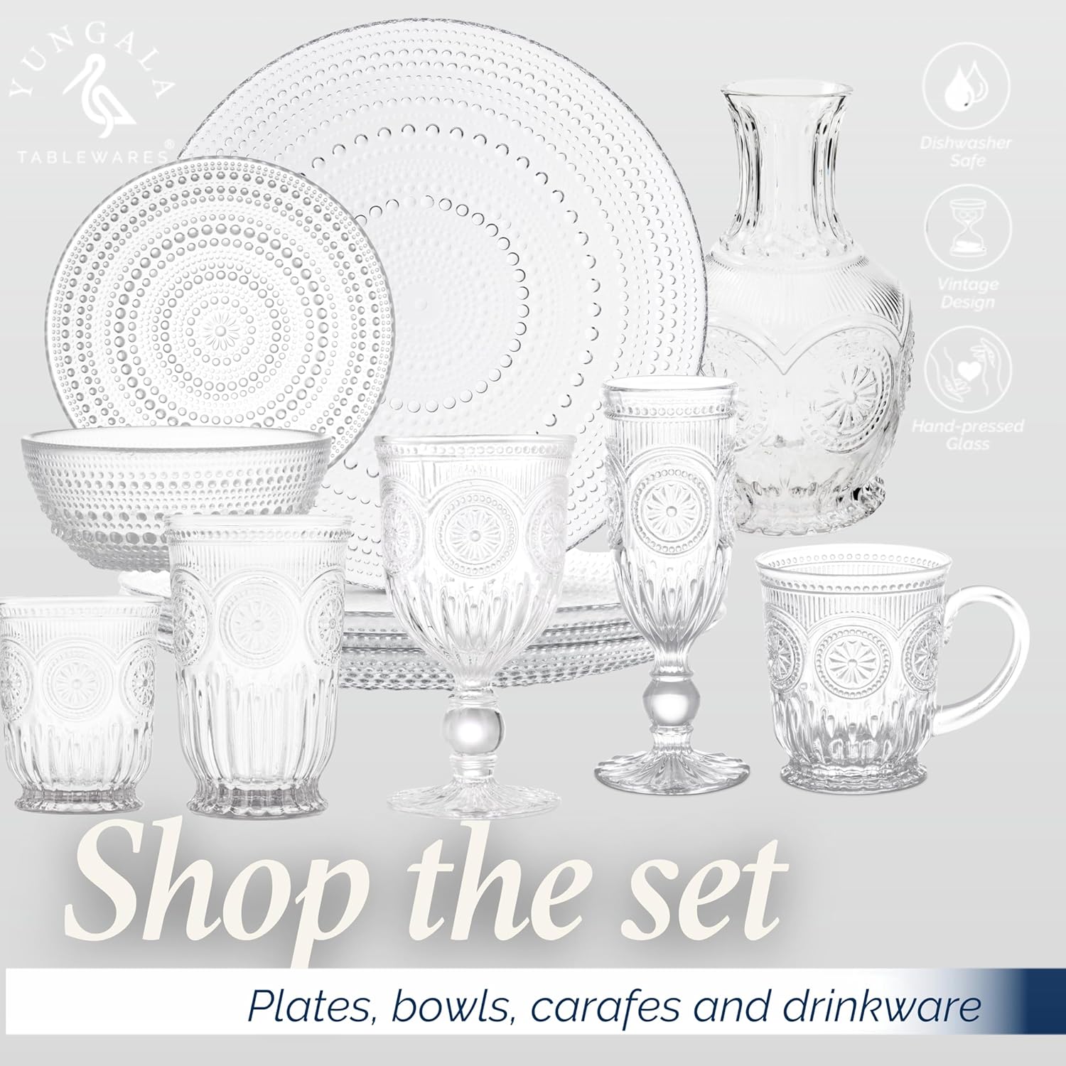 Yungala Clear Glass Bowl