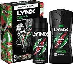 Lynx Africa The O.G. Duo Gift Set with our iconic smelling body wash and body spray perfect for any occasion 2 piece