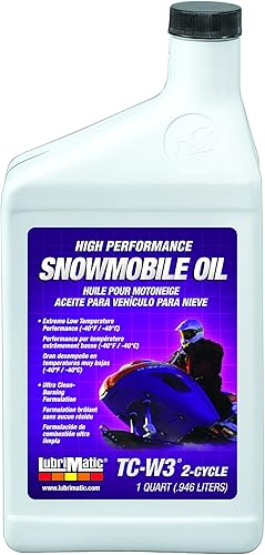 Lubrimatic 11462 Aceite de moto de nieve 501 para motores de 2 ciclos, 1 cuarto de galón, 32 onzas líquidas