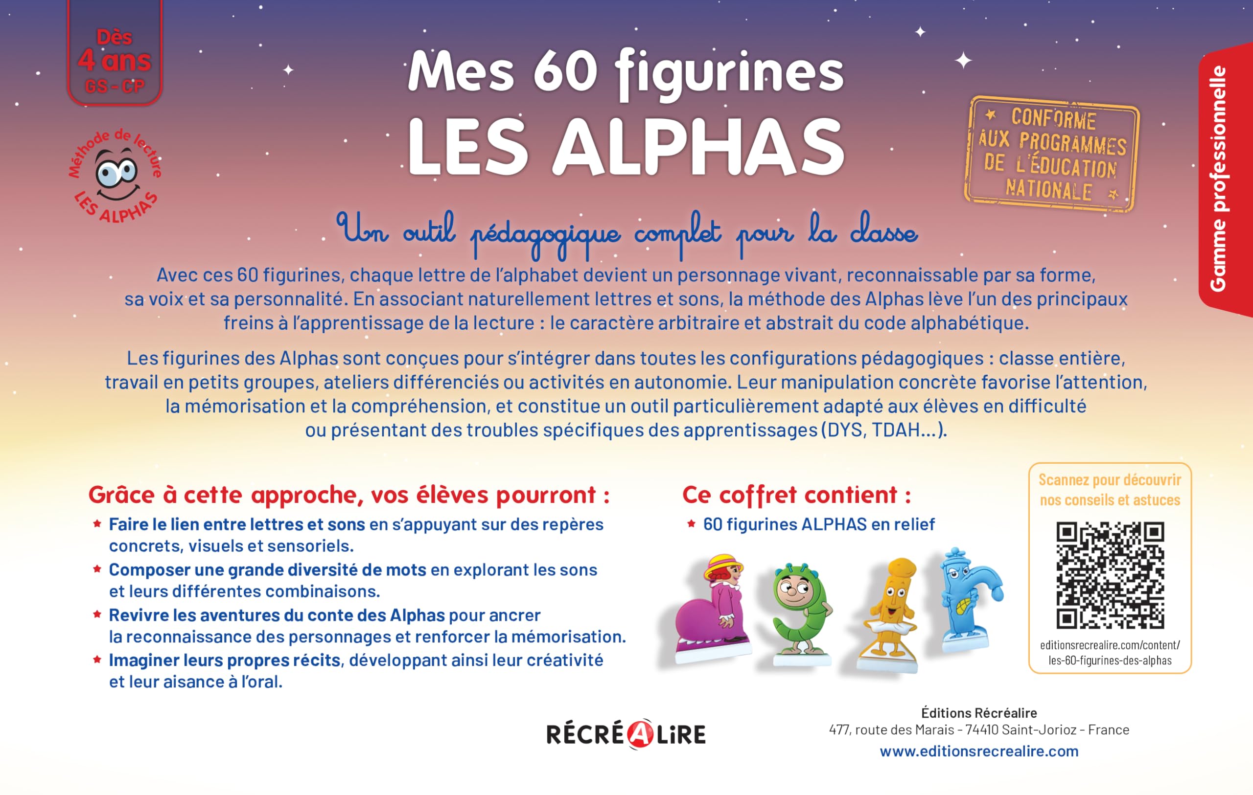 Mes 60 figurines LES ALPHAS