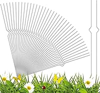 Nicunom 40-Pack 13" Heavy Duty Metal Yard Sign Stakes for Corrugated Plastic Signs - Rust-Resistant Wire Holders for Holidays, Events & Real Estate