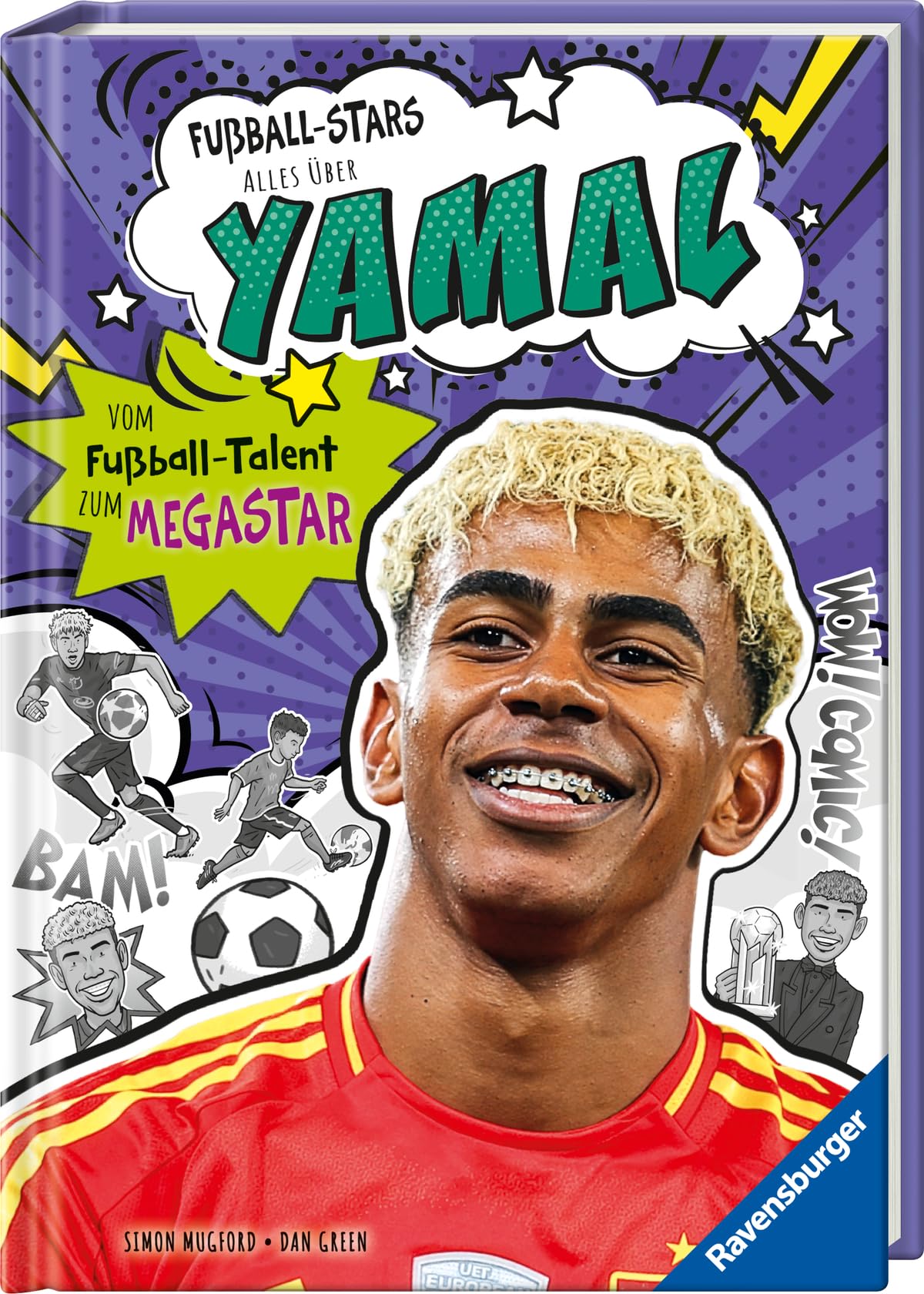 Fußball-Stars - Alles über Yamal (Erstlesebuch ab 7 Jahren), Fußball-Geschenke für Jungs und Mädchen (Megastars)