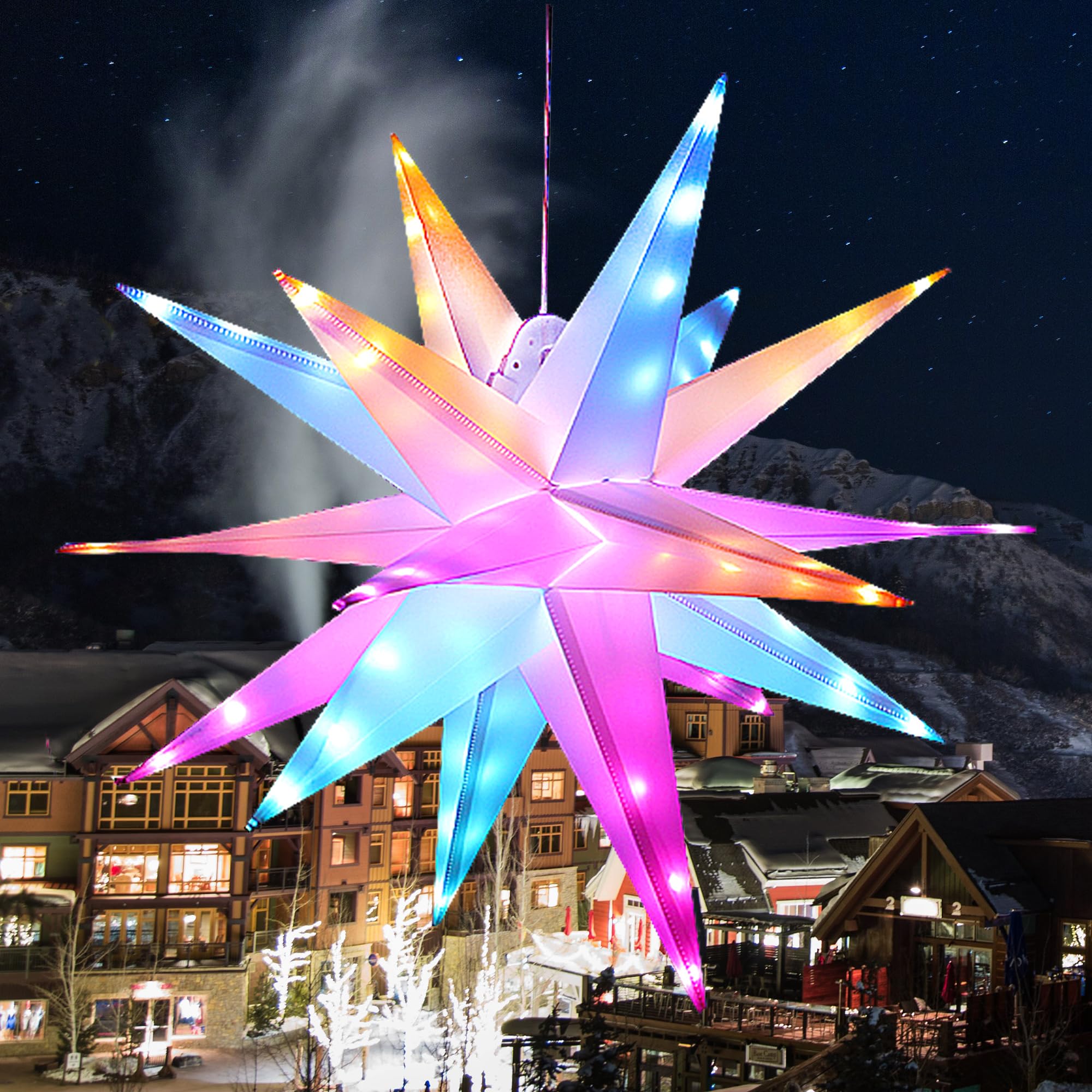 Amazon.com: OOLALOO RGB Moravian Star Light Dinamic 23