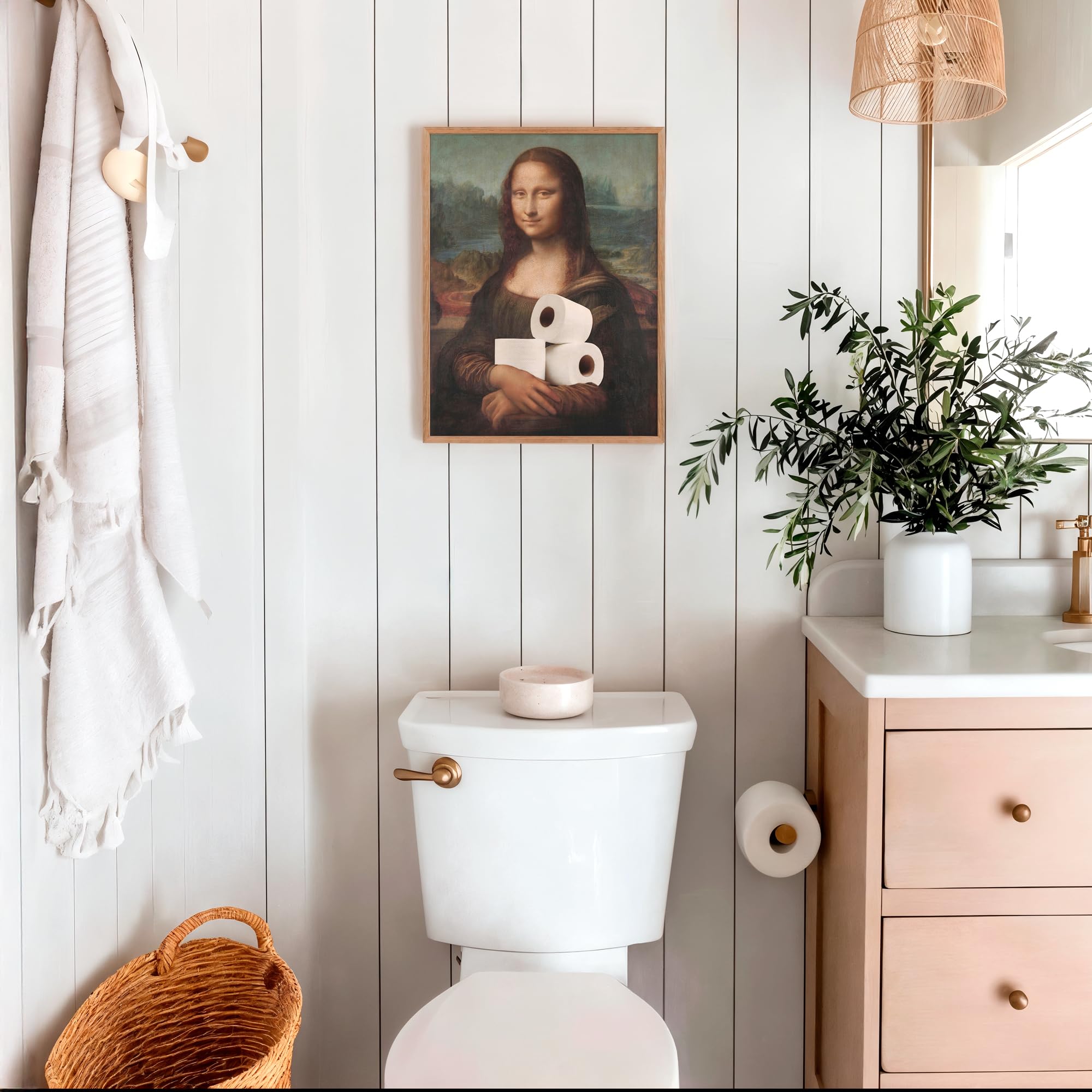 WOCGHWPOT Jimin – Poster Impermeabile Con Cornice 30x45 Cm, Stampa Moderna Per Soggiorno, Camera E Bagno, Idea Regalo Facile Da Pulire