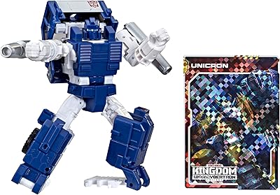 Transformers Toys Generations War for Cybertron: Kingdom Deluxe WFC-K32 Autobot Pipes Action Figure - Kids Ages 8 and Up, 5.5-inch