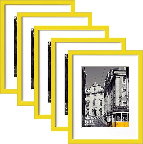 Vista 40 de eletecpro Juego de 10 marcos de fotos de 8 x 10 pulgadas, collage de fotos, decoración de pared, fotos de 5 x 7 con paspartú o de 8 x 10 pulgadas