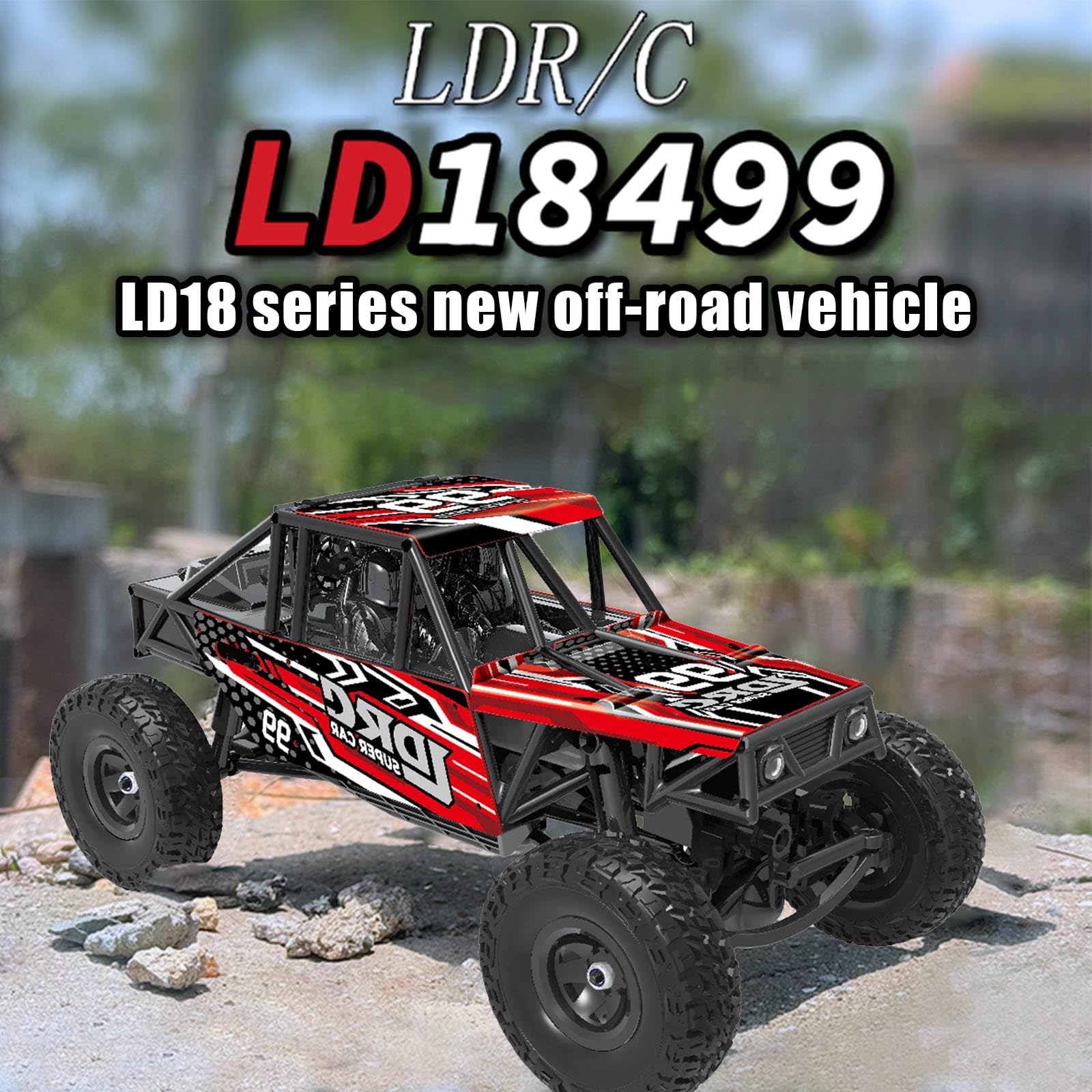 Amazon.com: Moonzeamus LDRC 18499 RC Climbing Car 1/18 Full