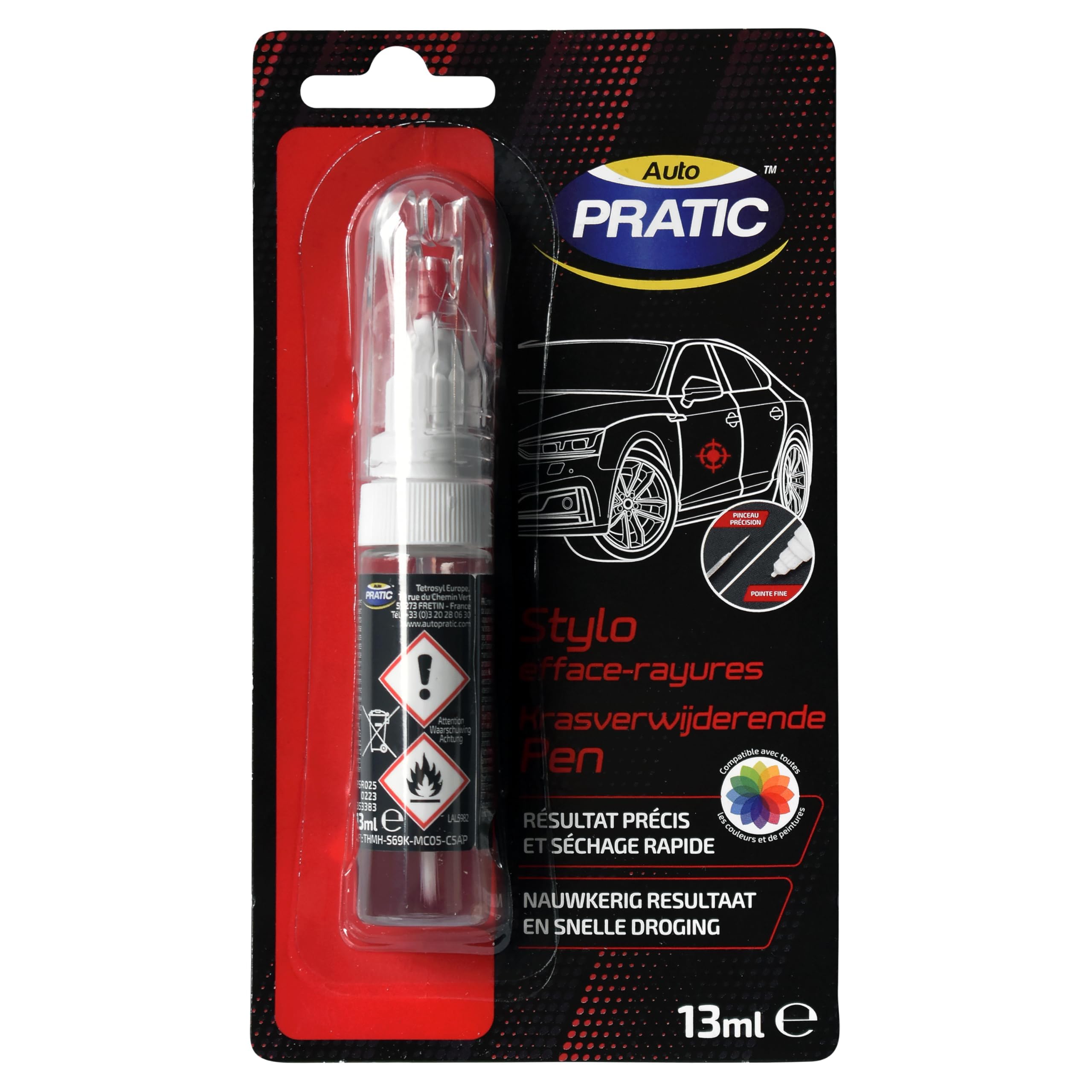 Longgaogao Lot De 3 Stylos Magiques Anti-Rayures Voiture - Peinture Réparatrice Pour Éraflures Automobiles