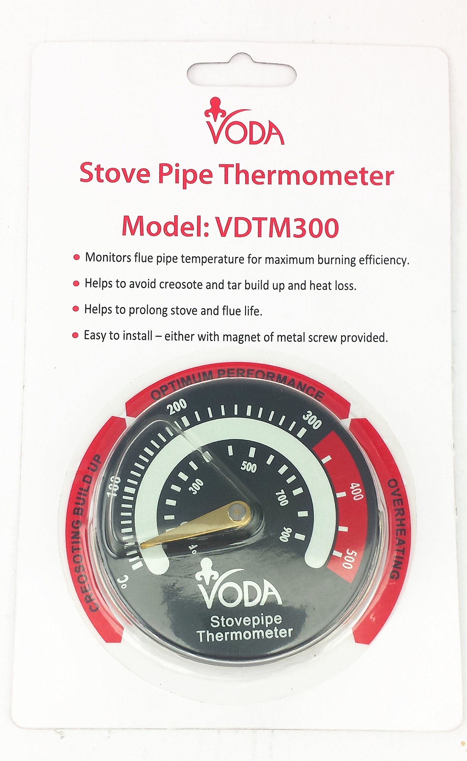 Amazon.com: Magnetic Log Burner u0026 Stove Pipe Thermometer : Patio, Lawn u0026  Garden