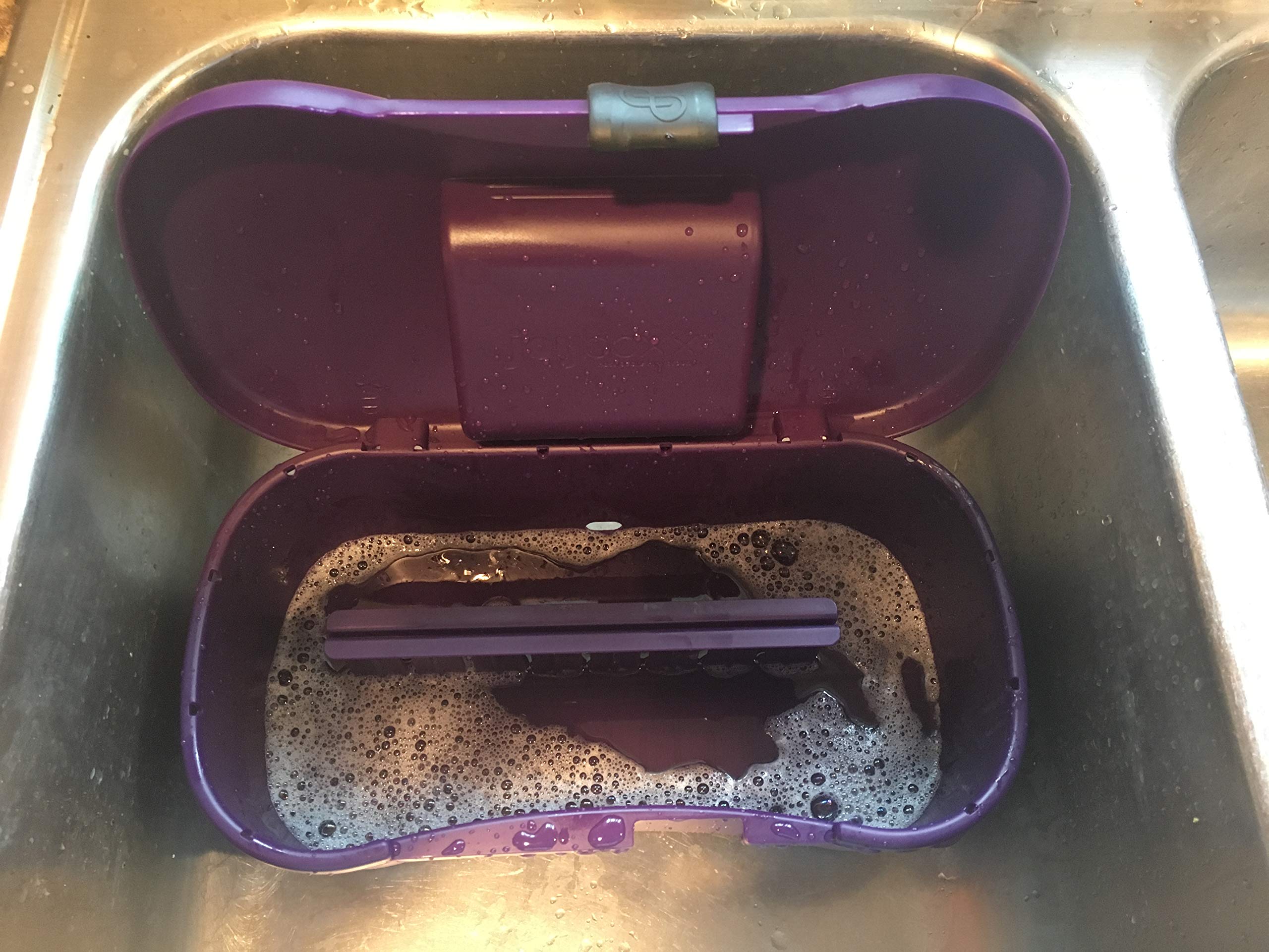 Joy Boxx Hygiénique Système de Stockage Nettoyant pour Sex Toy Violet