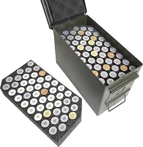 Case Club Shotgun Shell Holder .50 Cal Ammo Can Foam (Pre-Cut, Closed Cell, Military Grade Foam)