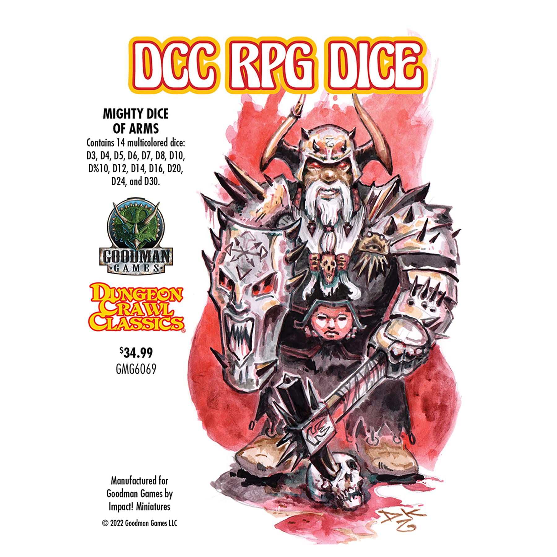 DCC Dice - Mighty Dice of Arms