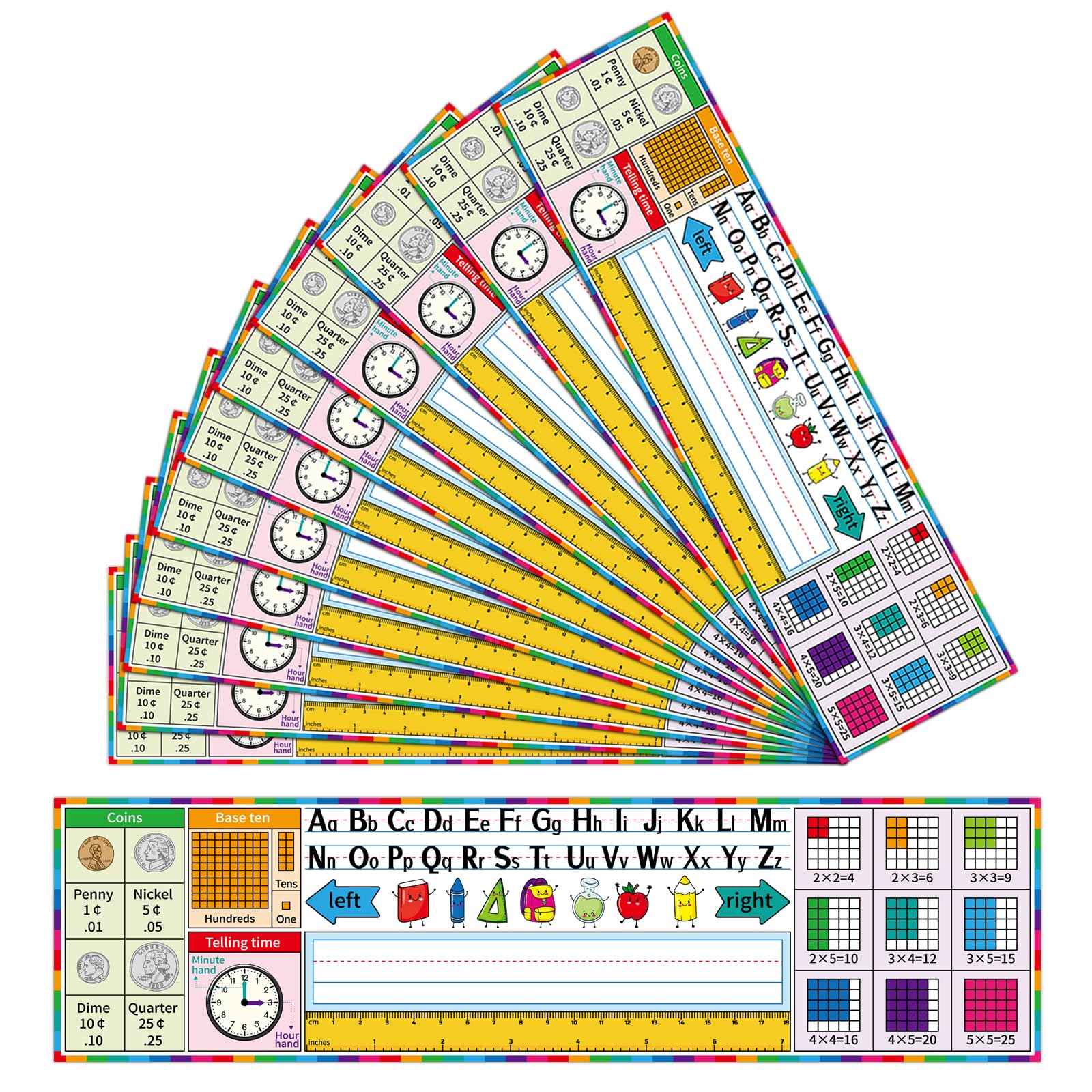 Buy SICOHOME Classroom Desk Name Plate 36pcs Student Name Plates for Desks Name Plates with