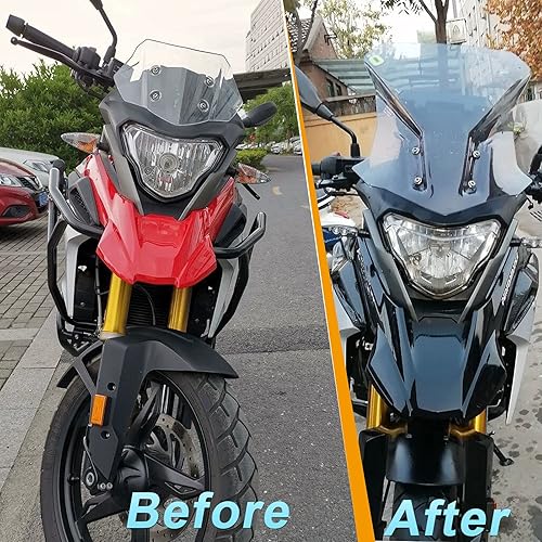 Miniatura 6 de Parabrisas de motocicleta a prueba de viento, protector de pantalla compatible con G310GS G 310GS G 310GS G 310 GS Accesorios 2017 2018 2019 2020