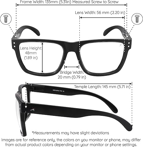 Miniatura 5 de X Power ANSI Z87+ Gafas de Sol de Seguridad Extra Grandes Weekenders Resistente a Impactos con Lente y Marco de Policarbonato (Fabricado en Taiwán)