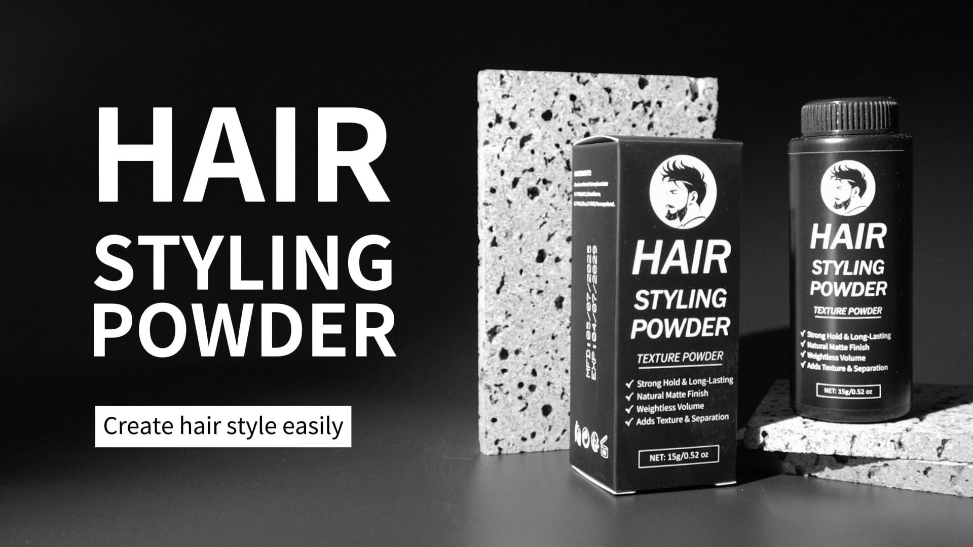Amazon.com: DAMUSI Hair Styling Powder for Men & Women