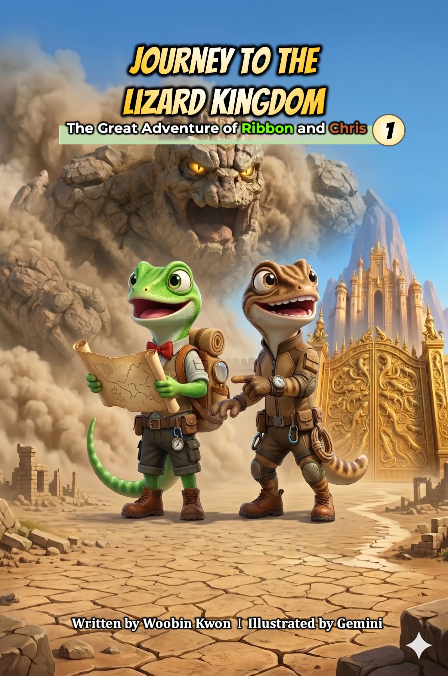 Journey to the Lizard Kingdom: A Great Adventure of Ribbon and Chris (The Lizard Kingdom Chronicles Book 1)
