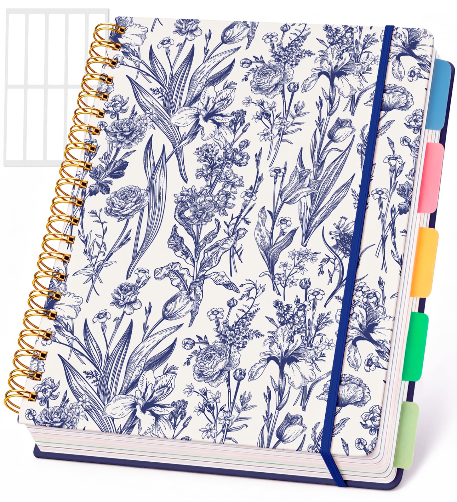Grazioso taccuino a spirale, 8,5 x 11 cm, a righe, formato A4, con