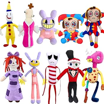 Amazon.co.jp: The Amazing Digital Circus ぬいぐるみ 10個