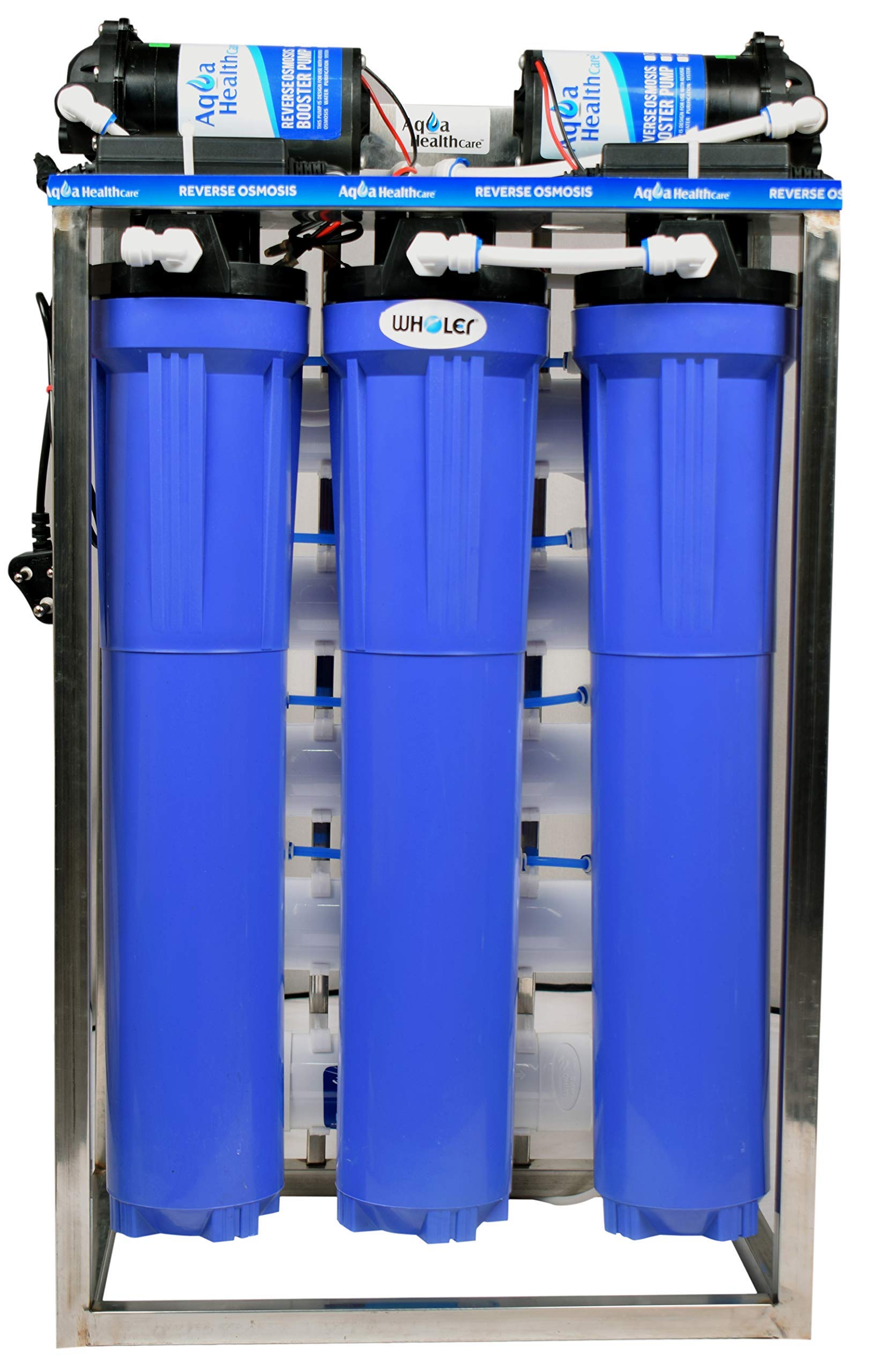 WHOLER 50 LPH Commercial RO Water Purifier Plant, 50 Liter with Auto Shut Off, with Tds Adjester, Full Stainless Steel Body, Works Upto 3000 tds-picture-28